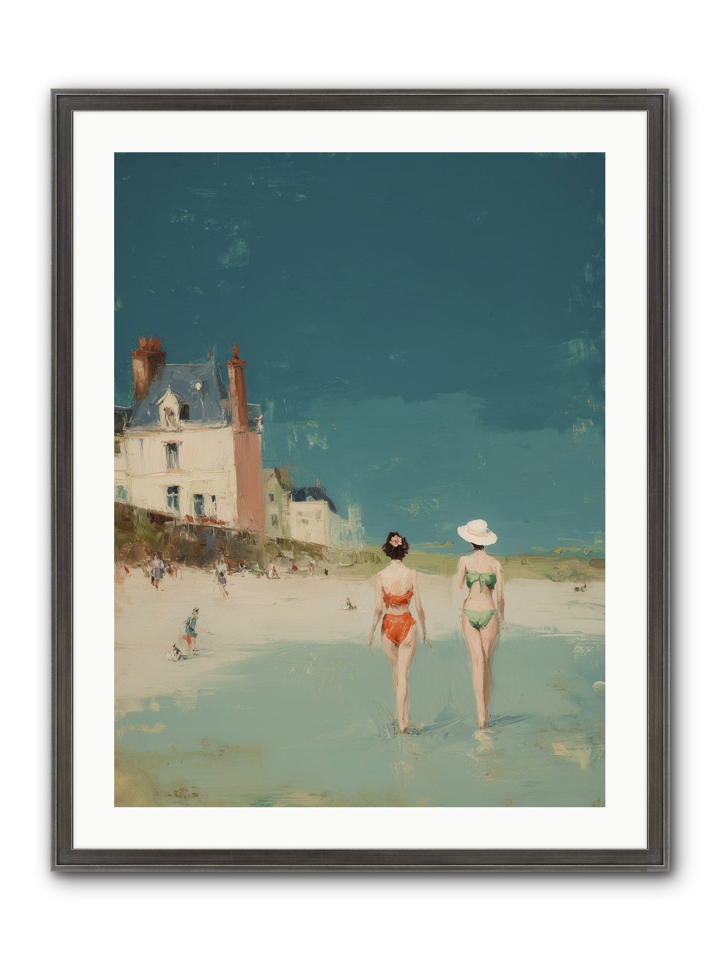 Life's Long Song Framed Print - Slimwoods Black/Silver 24x32