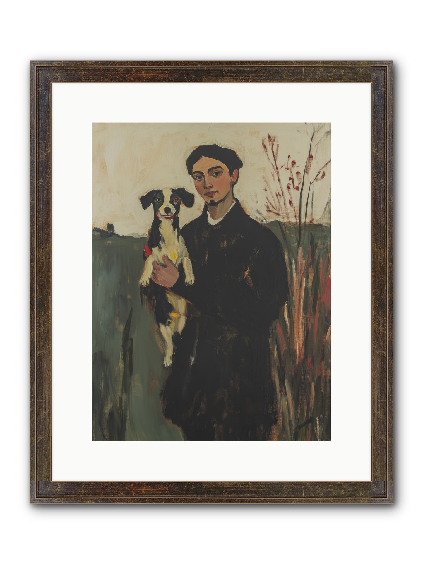 Life's Perfect Center Framed Print - Slimwoods Black/Gold 12x16
