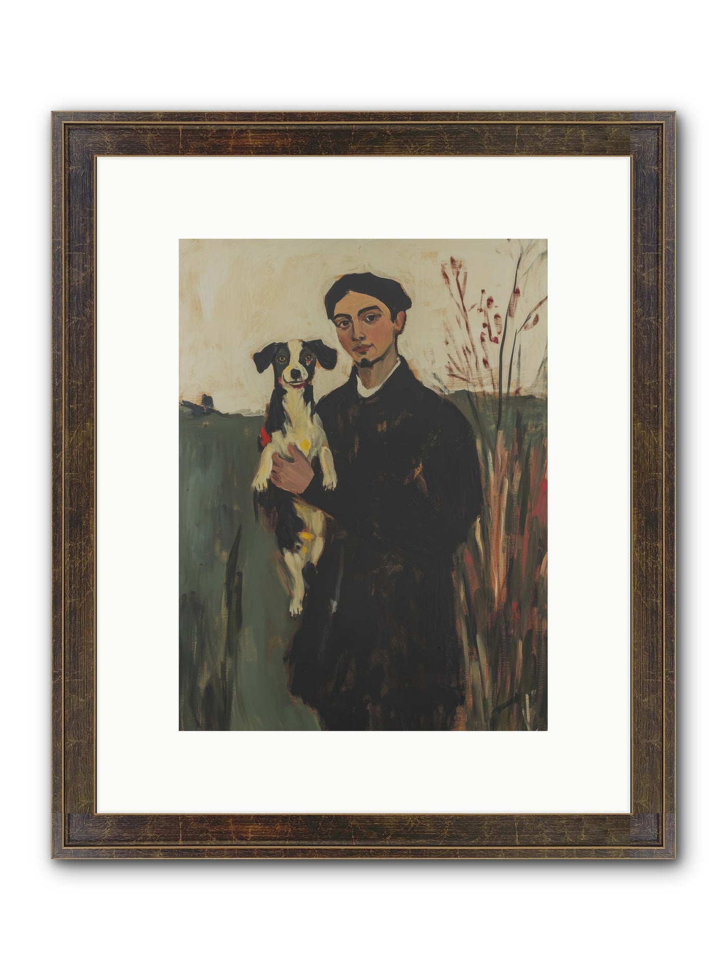 Life's Perfect Center Framed Print - Slimwoods Black/Gold 9x12