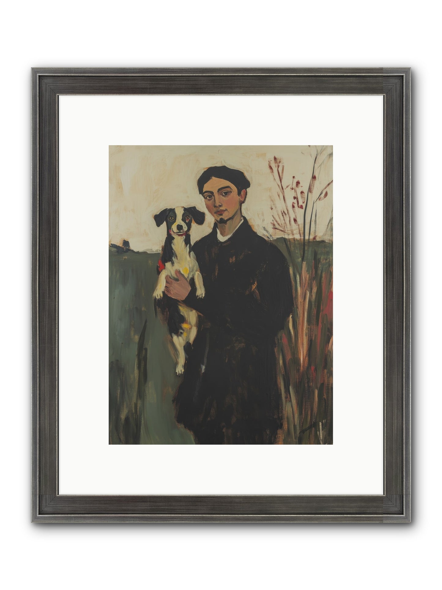 Life's Perfect Center Framed Print - Slimwoods Black/Silver 9x12