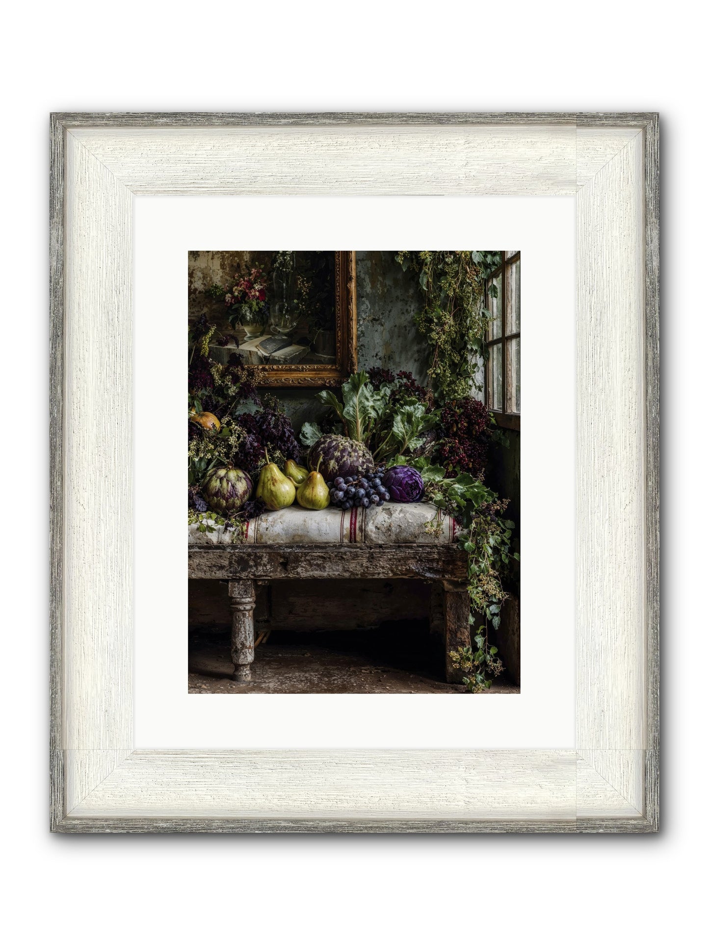 Light's Quiet Promise Framed Print - Driftwood White 12x16