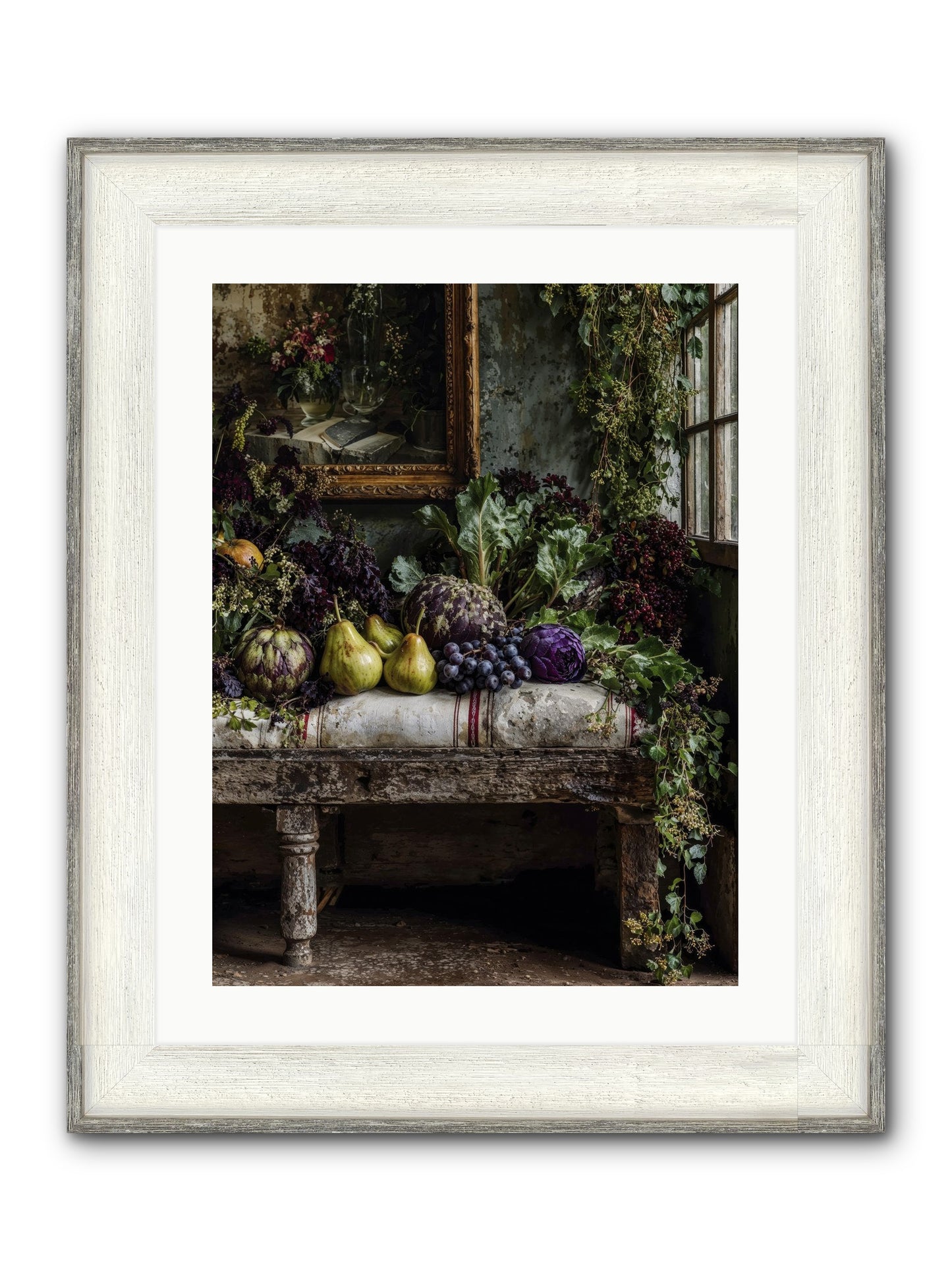 Light's Quiet Promise Framed Print - Driftwood White 18x24