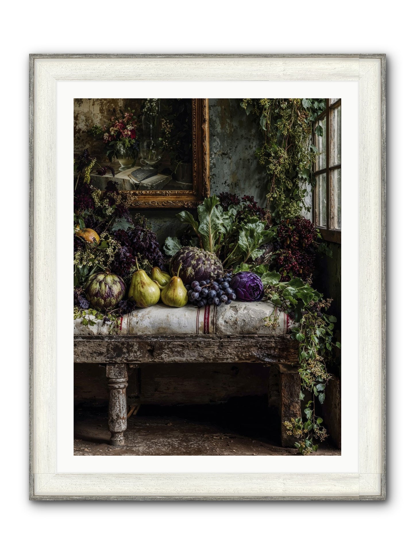 Light's Quiet Promise Framed Print - Driftwood White 30x40