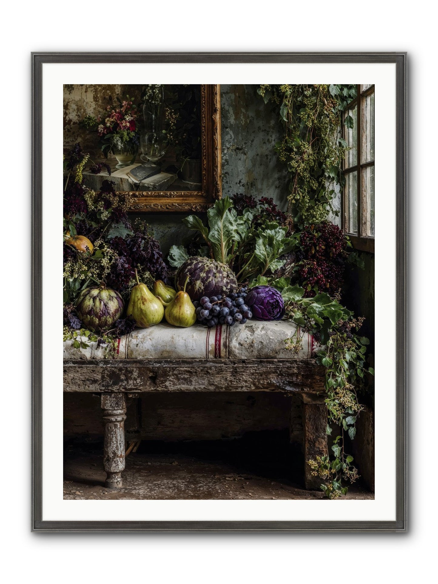 Light's Quiet Promise Framed Print - Slimwoods Black/Silver 30x40