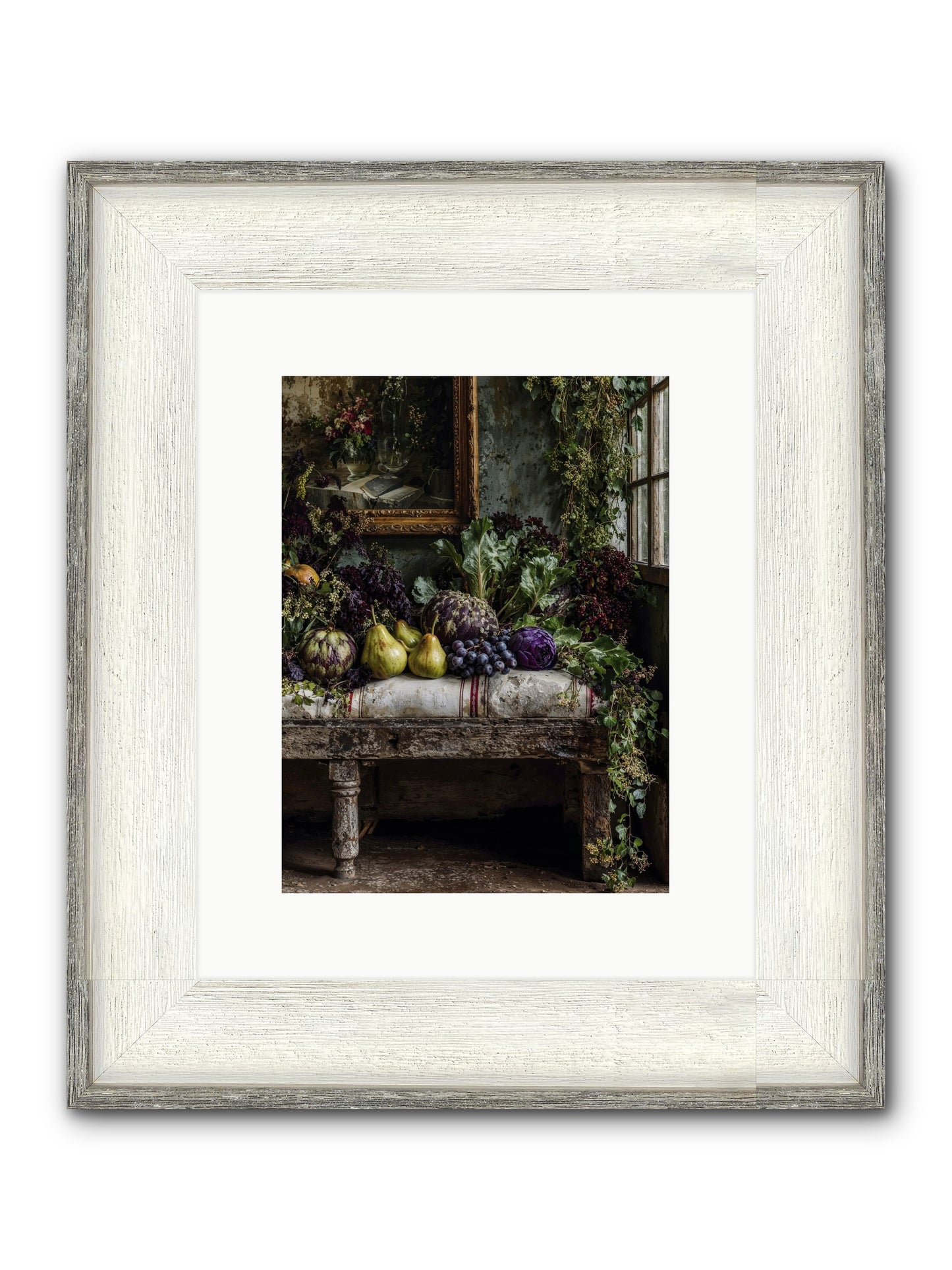 Light's Quiet Promise Framed Print - Driftwood White 9x12