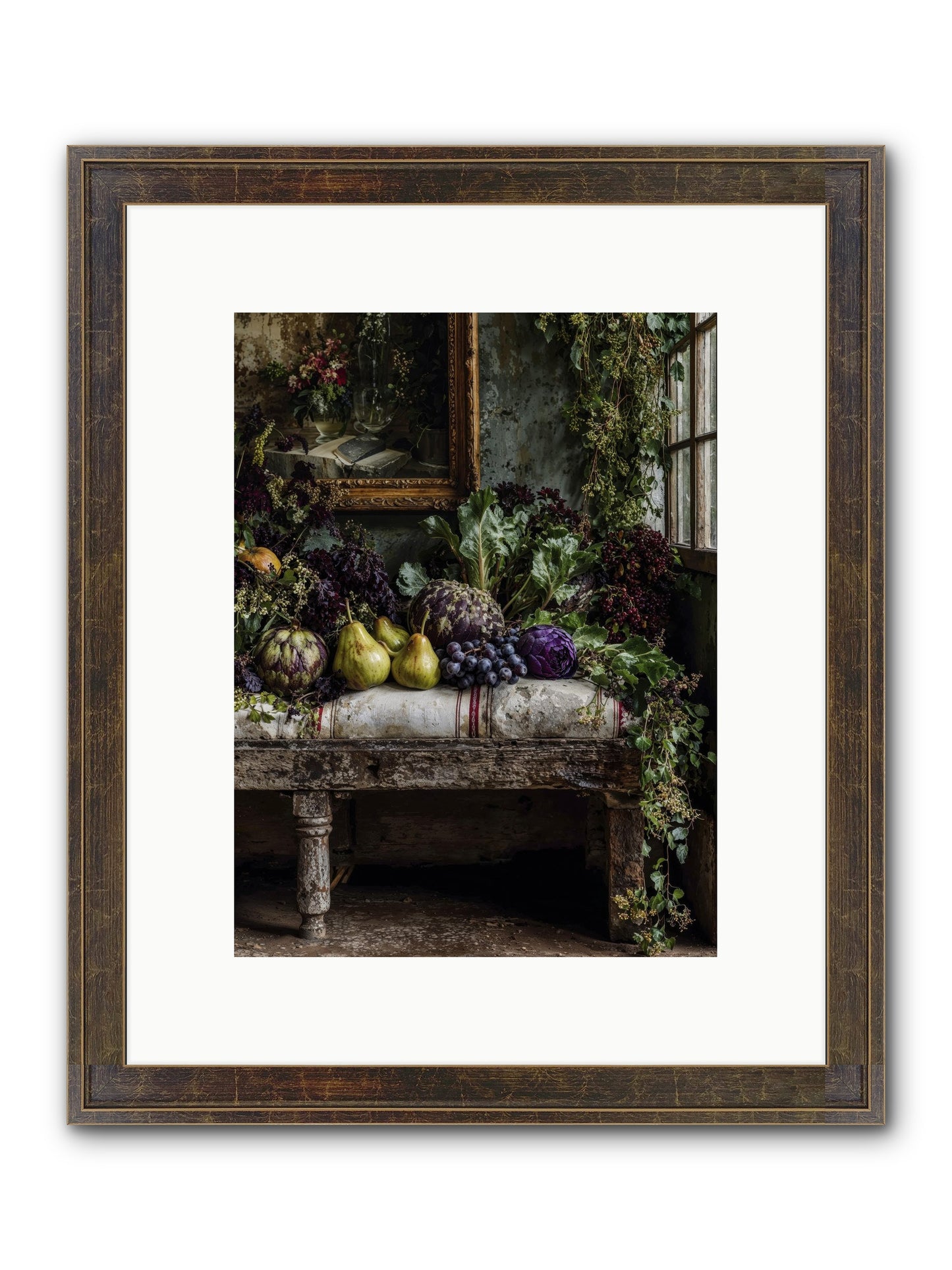 Light's Quiet Promise Framed Print - Slimwoods Black/Gold 9x12
