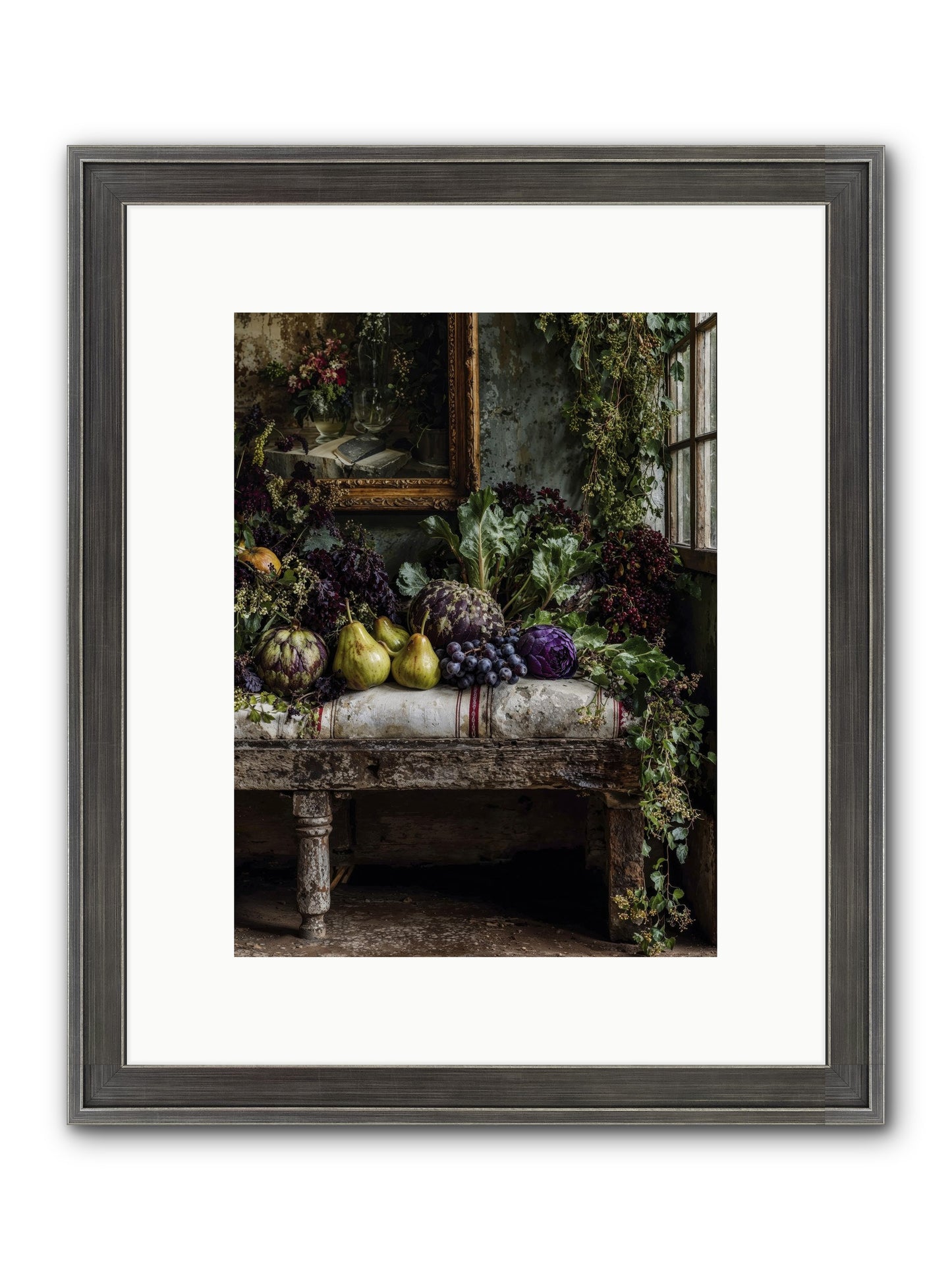 Light's Quiet Promise Framed Print - Slimwoods Black/Silver 9x12