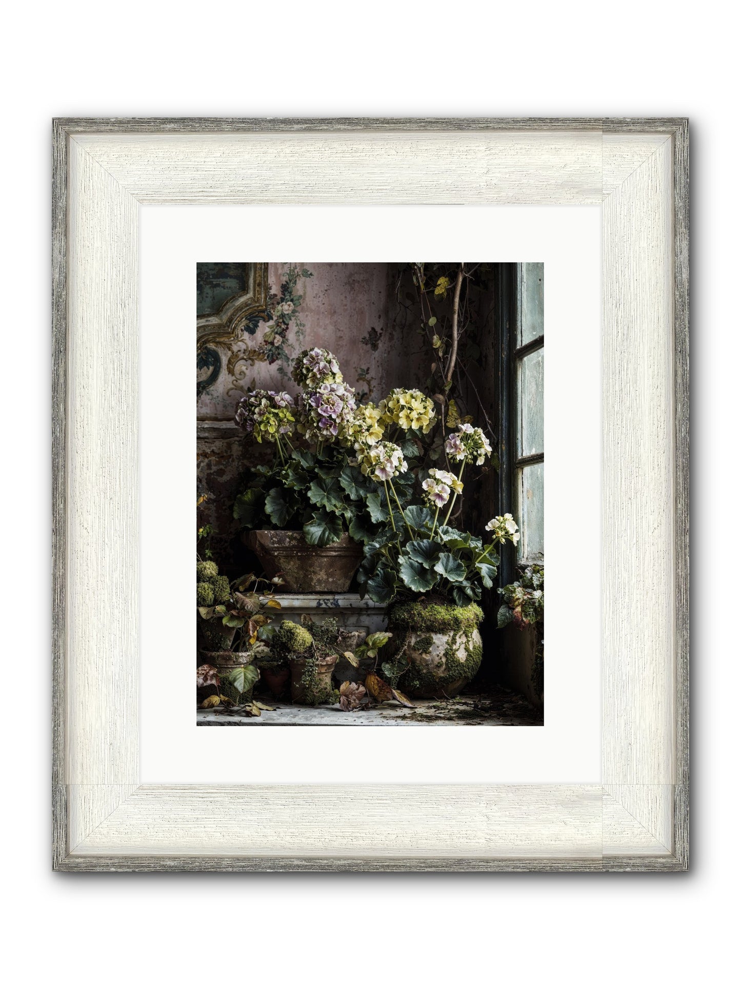 Light's Sweet Goodbye Framed Print - Driftwood White 12x16