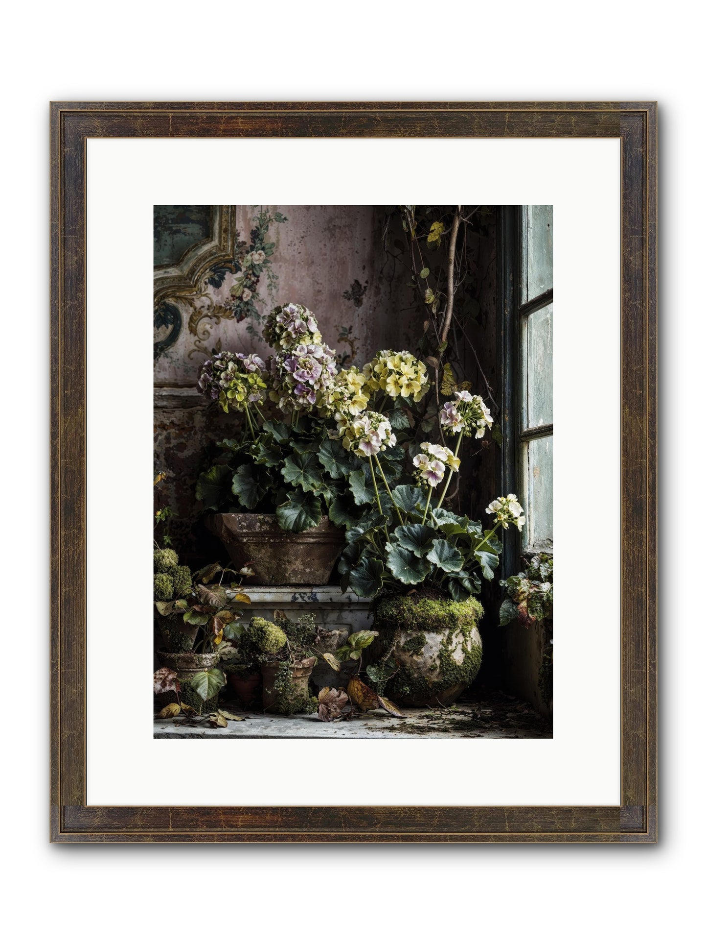 Light's Sweet Goodbye Framed Print - Slimwoods Black/Gold 12x16