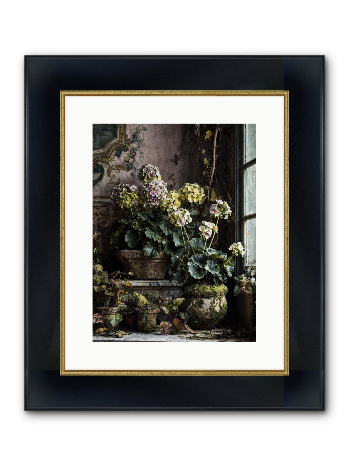 Light's Sweet Goodbye Framed Print - Wide Black w/Gold 12x16