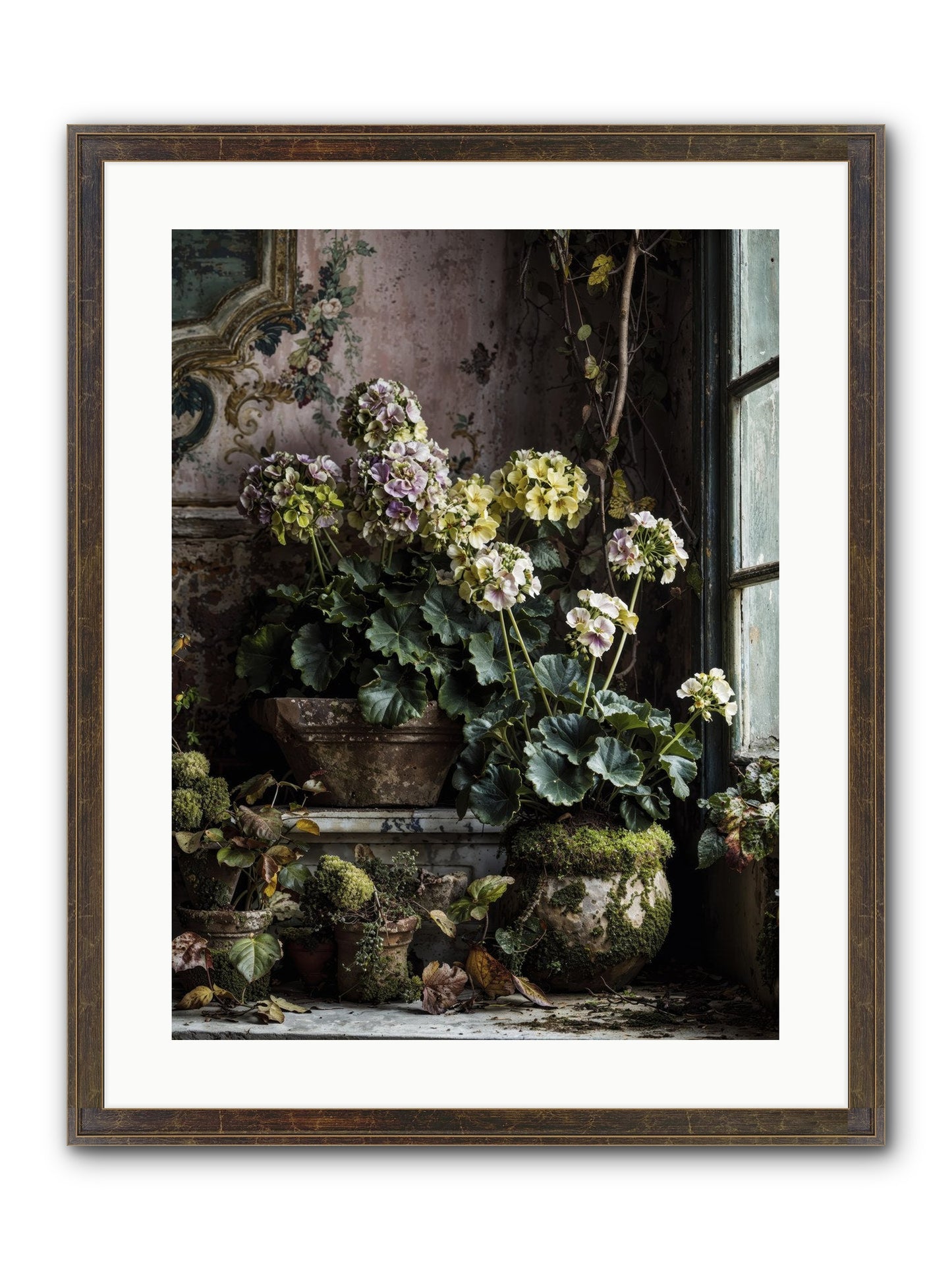 Light's Sweet Goodbye Framed Print - Slimwoods Black/Gold 18x24