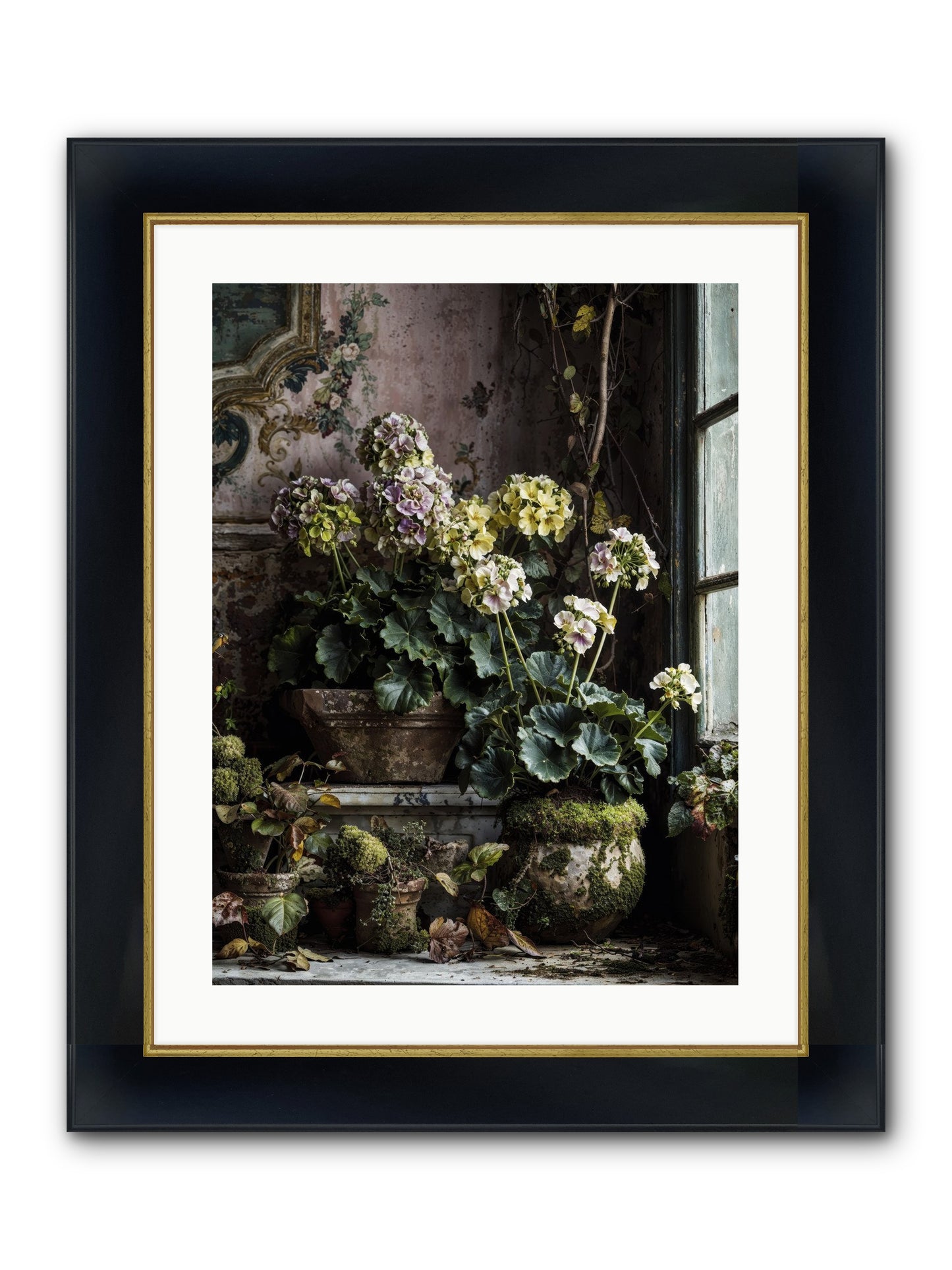 Light's Sweet Goodbye Framed Print - Wide Black w/Gold 18x24