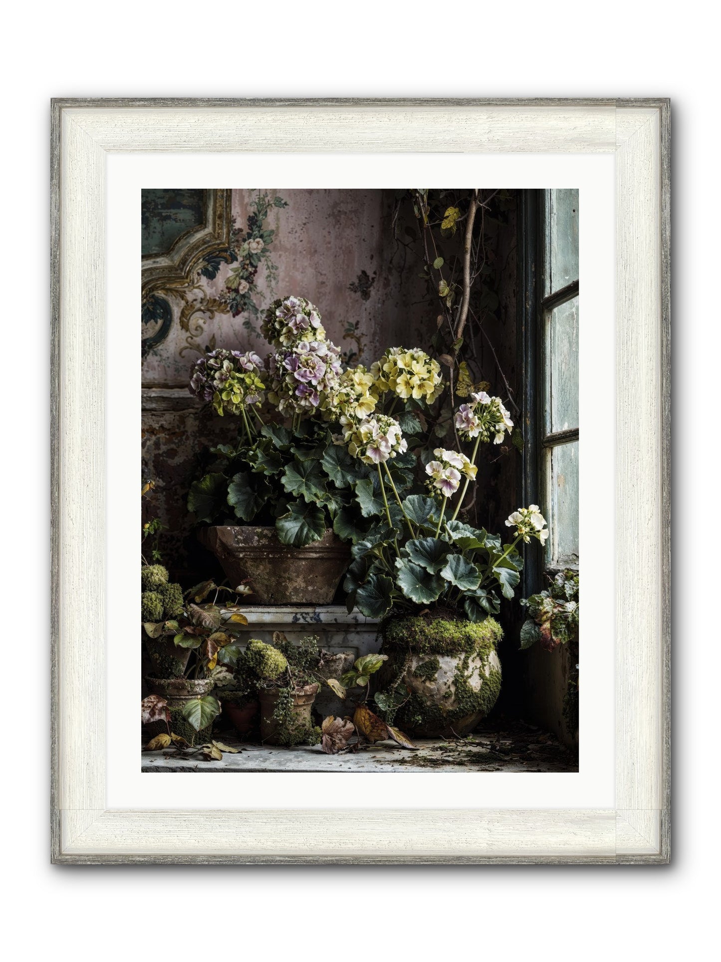 Light's Sweet Goodbye Framed Print - Driftwood White 24x32