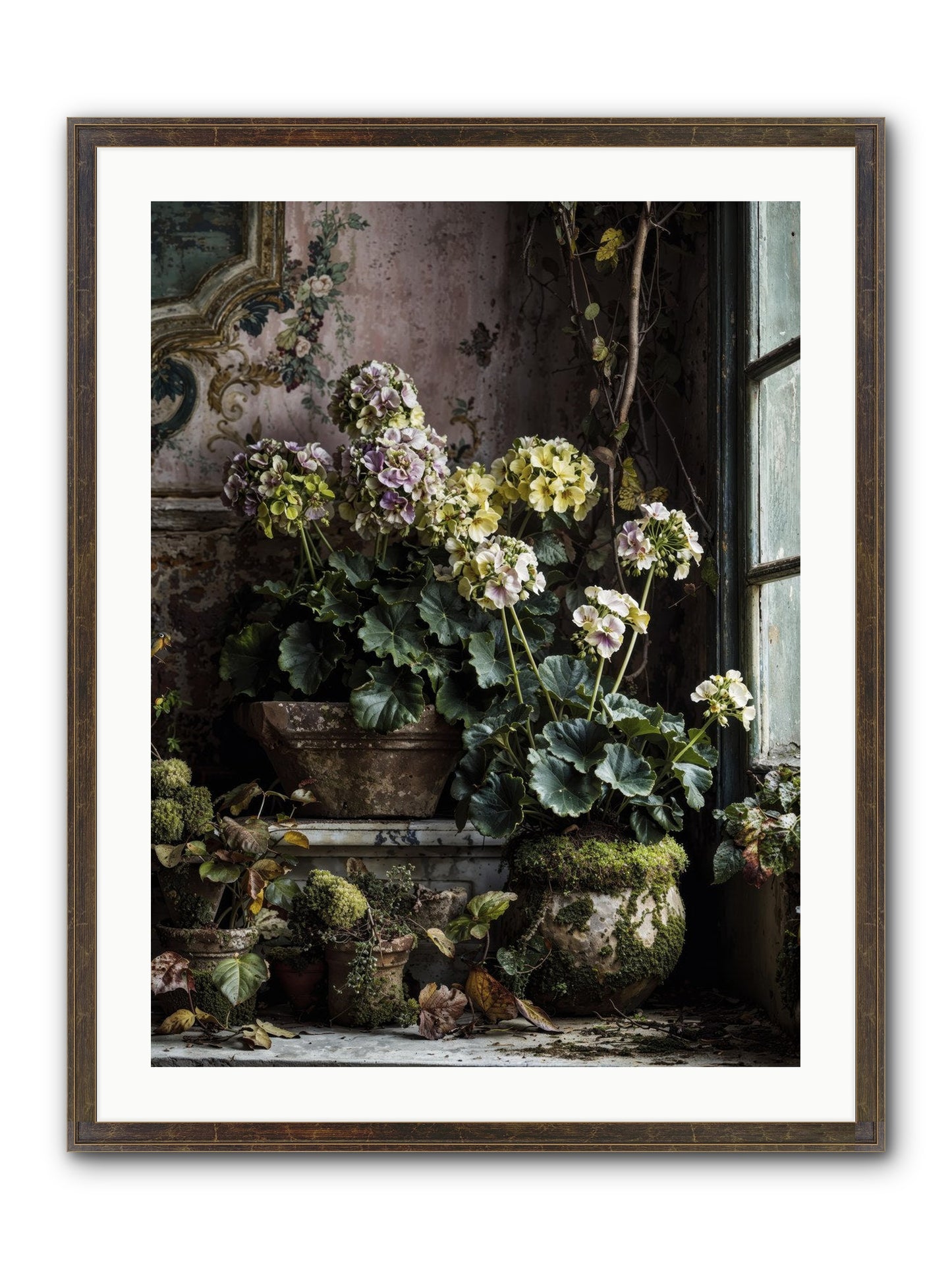 Light's Sweet Goodbye Framed Print - Slimwoods Black/Gold 24x32