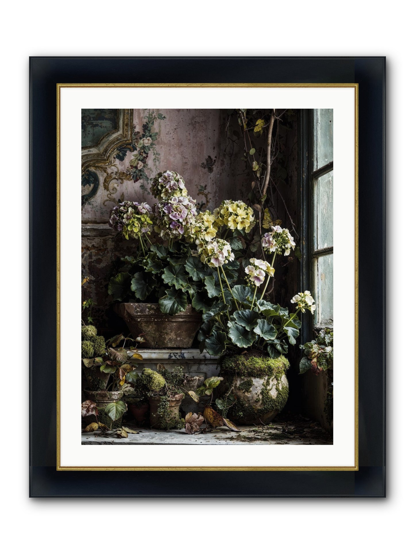Light's Sweet Goodbye Framed Print - Wide Black w/Gold 24x32