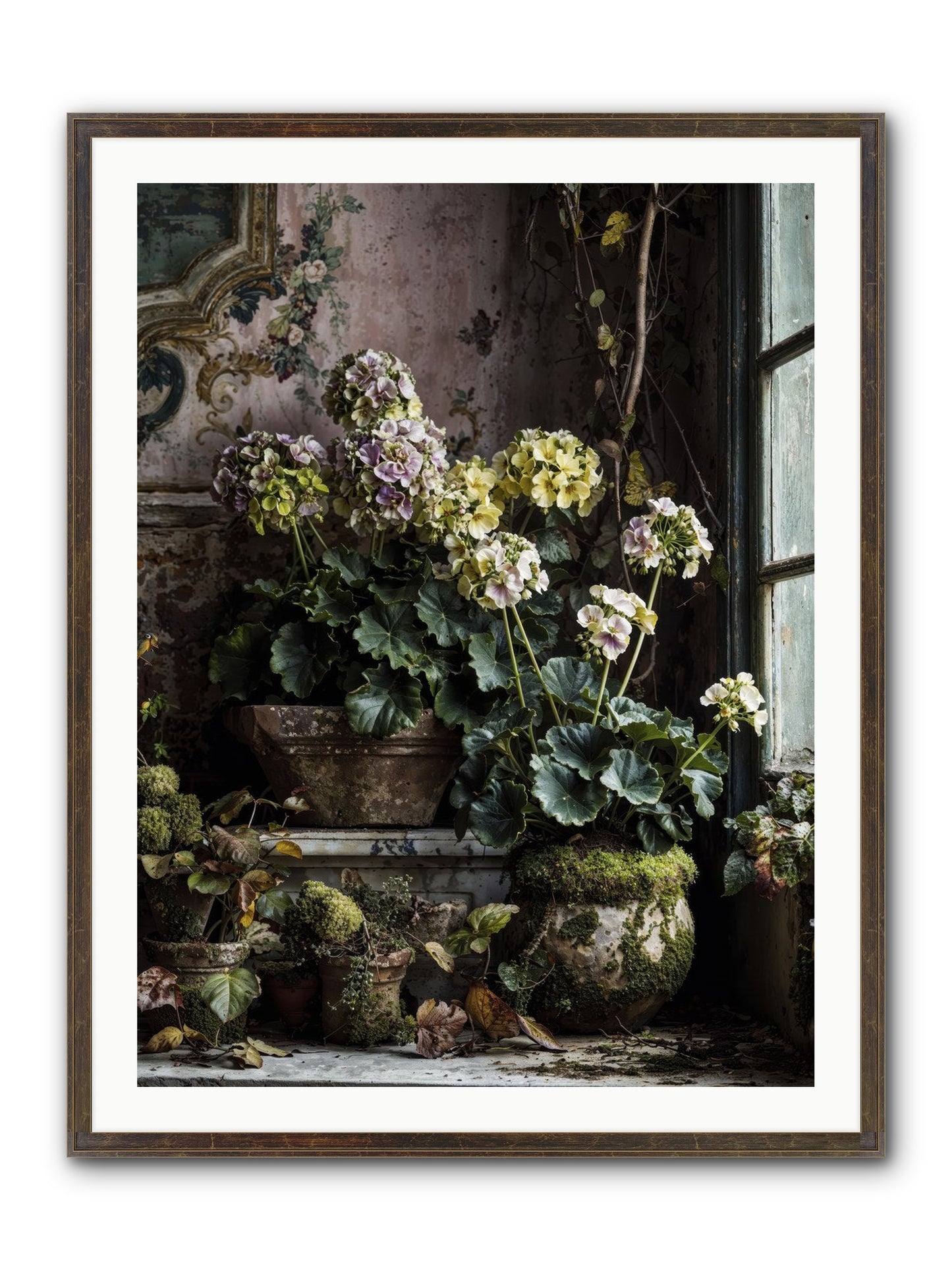 Light's Sweet Goodbye Framed Print - Slimwoods Black/Gold 30x40