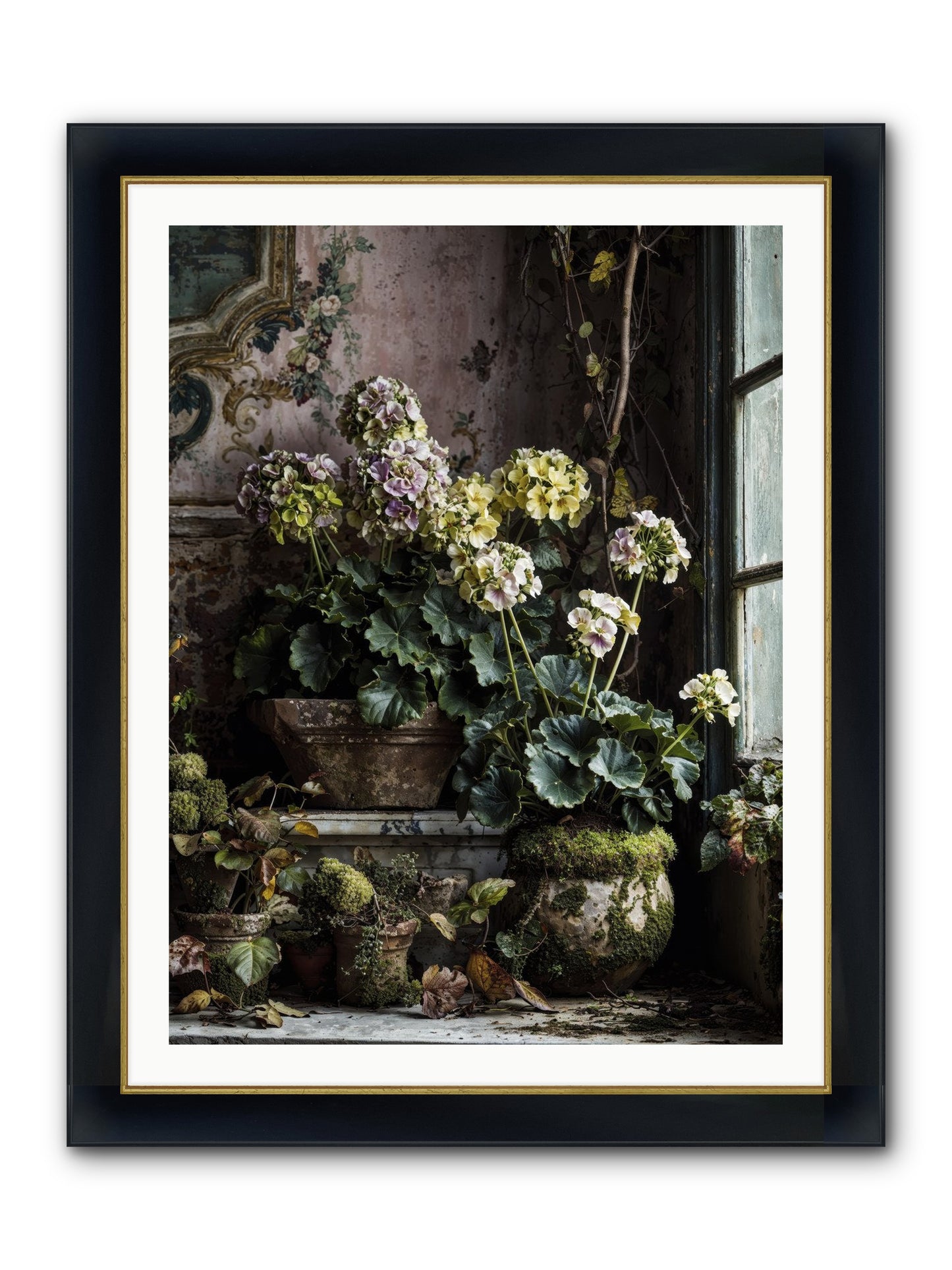 Light's Sweet Goodbye Framed Print - Wide Black w/Gold 30x40