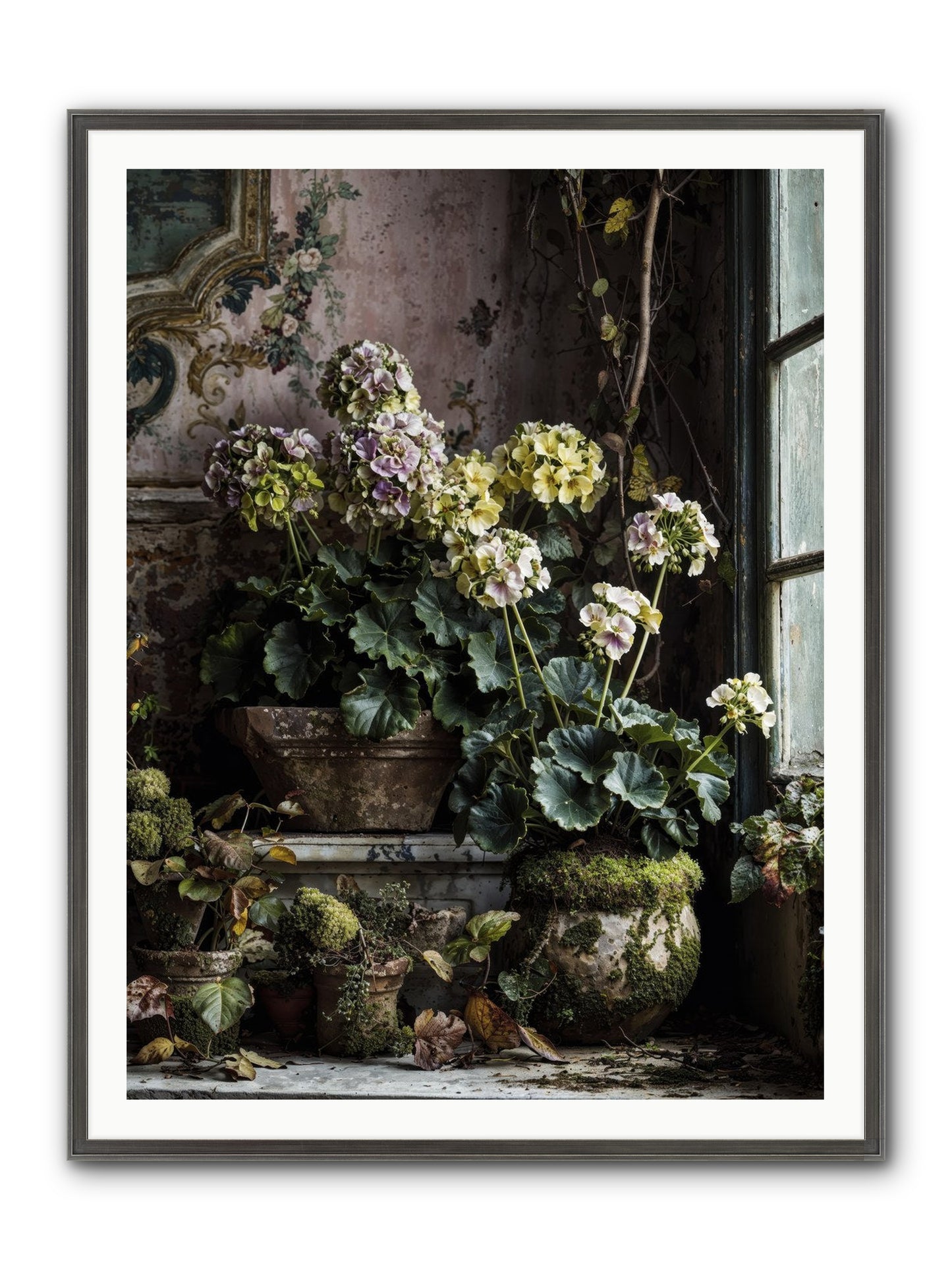 Light's Sweet Goodbye Framed Print - Slimwoods Black/Silver 36x48