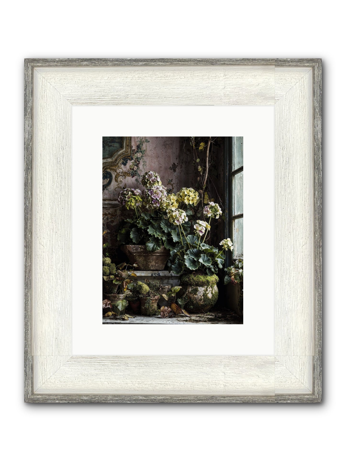 Light's Sweet Goodbye Framed Print - Driftwood White 9x12