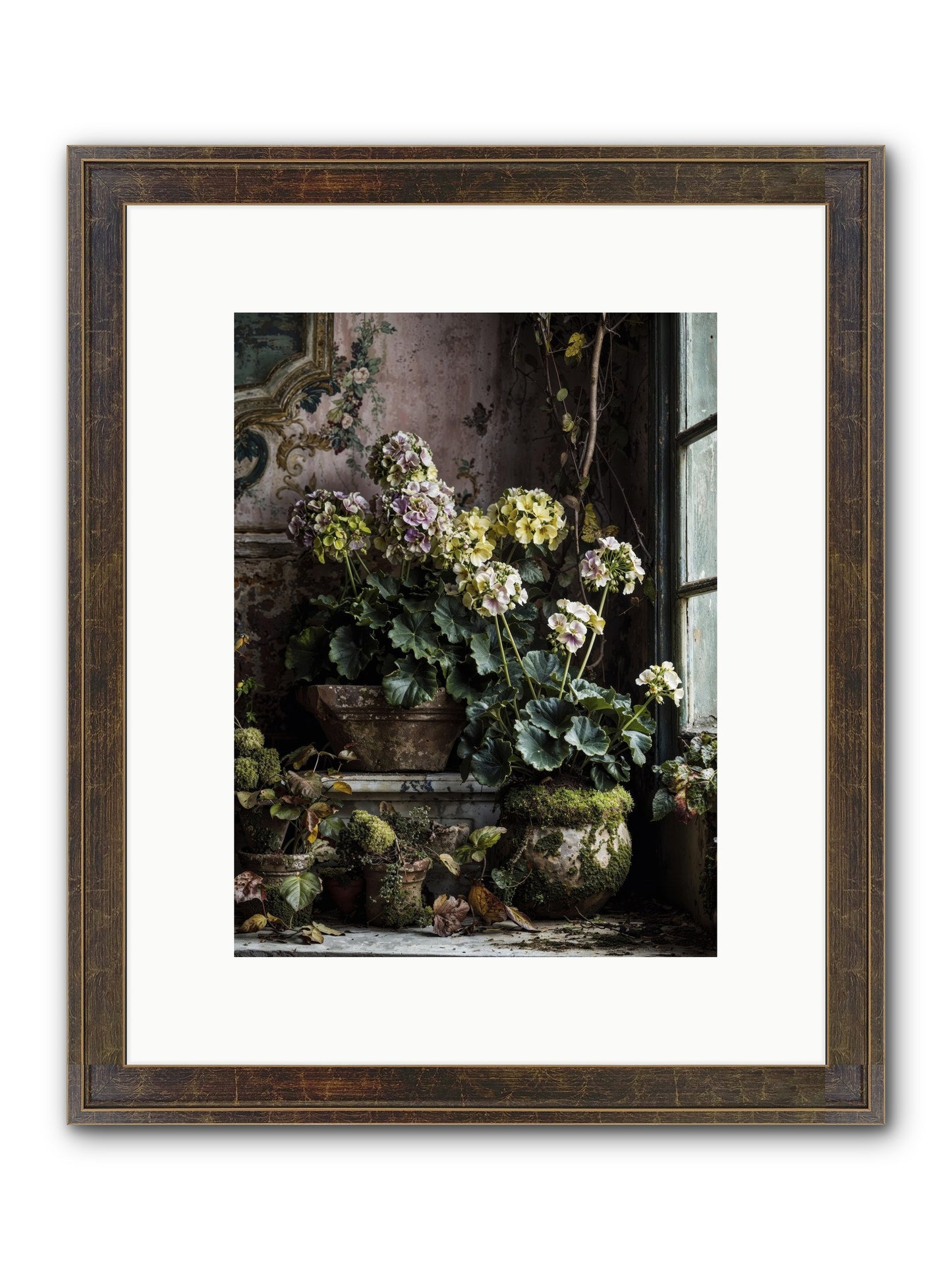 Light's Sweet Goodbye Framed Print - Slimwoods Black/Gold 9x12