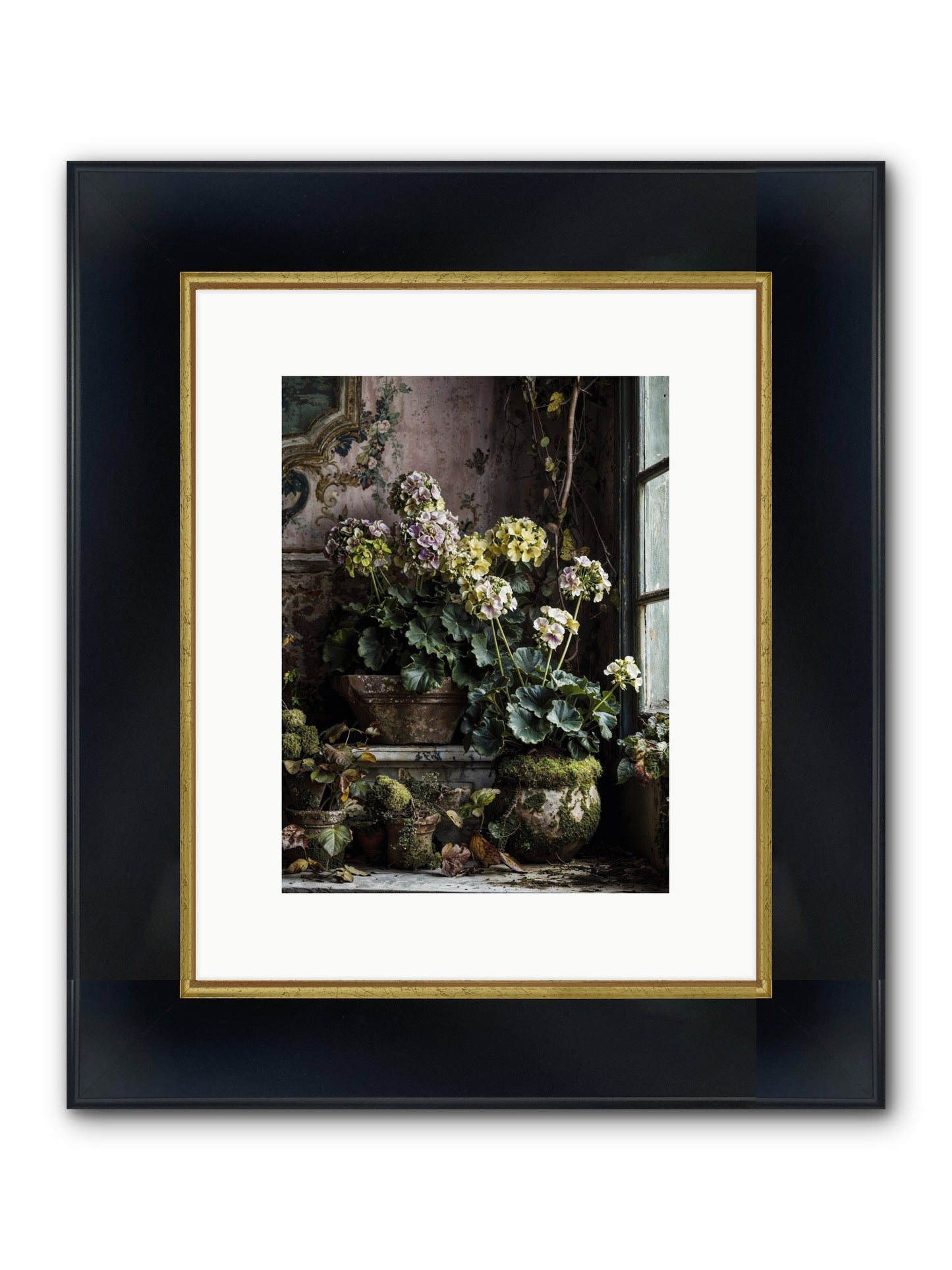 Light's Sweet Goodbye Framed Print - Wide Black w/Gold 9x12