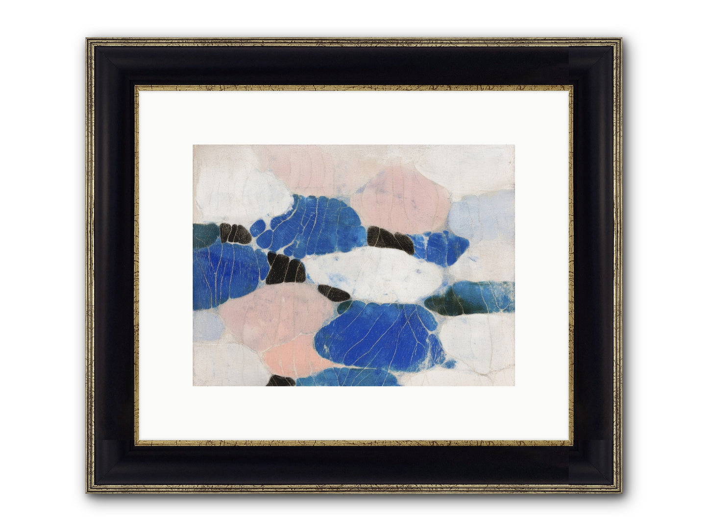 Lilt Framed Print - Black & Gold 12x9