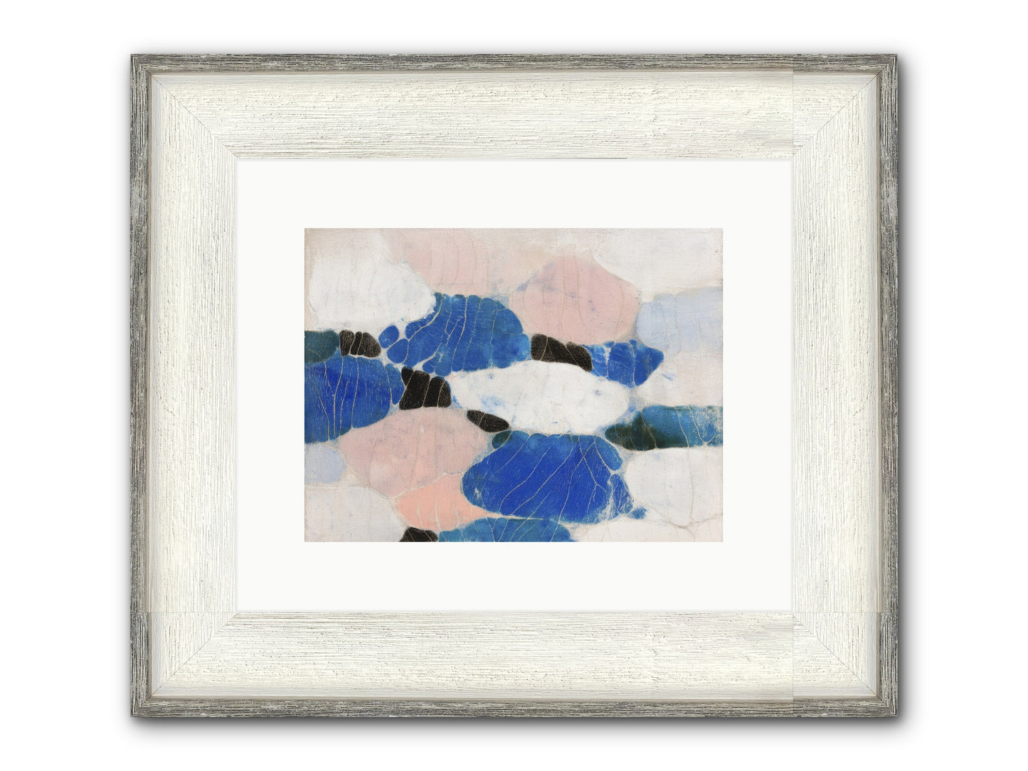 Lilt Framed Print - Driftwood White 12x9