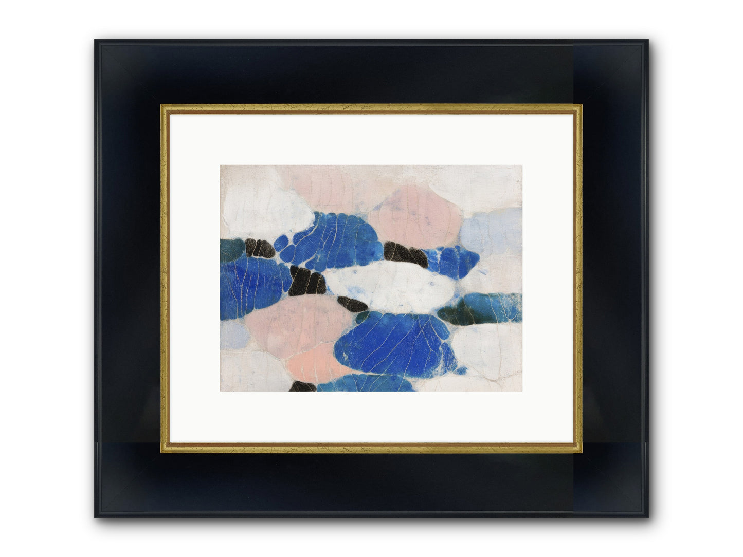 Lilt Framed Print - Wide Black w/Gold 12x9