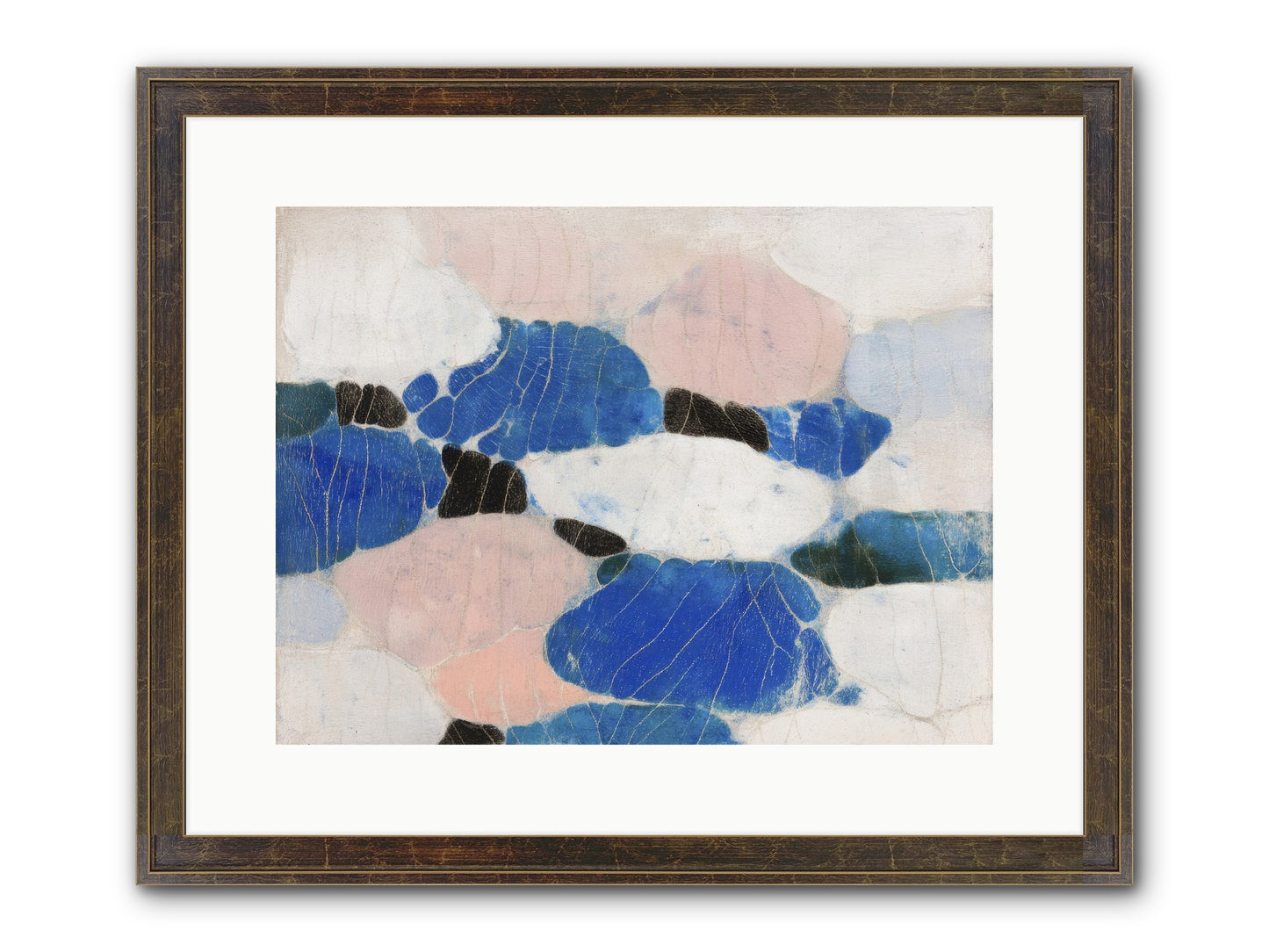 Lilt Framed Print - Slimwoods Black/Gold 16x12