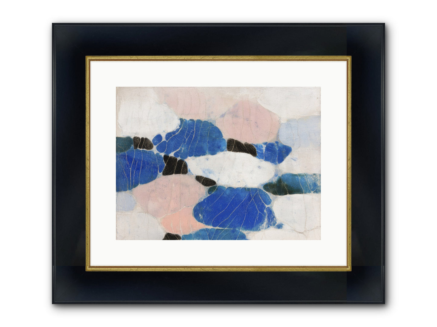 Lilt Framed Print - Wide Black w/Gold 16x12