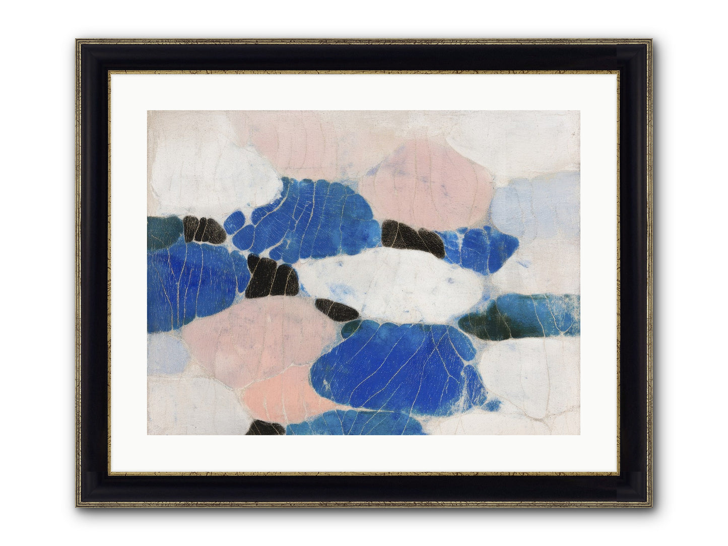 Lilt Framed Print - Black & Gold 24x18
