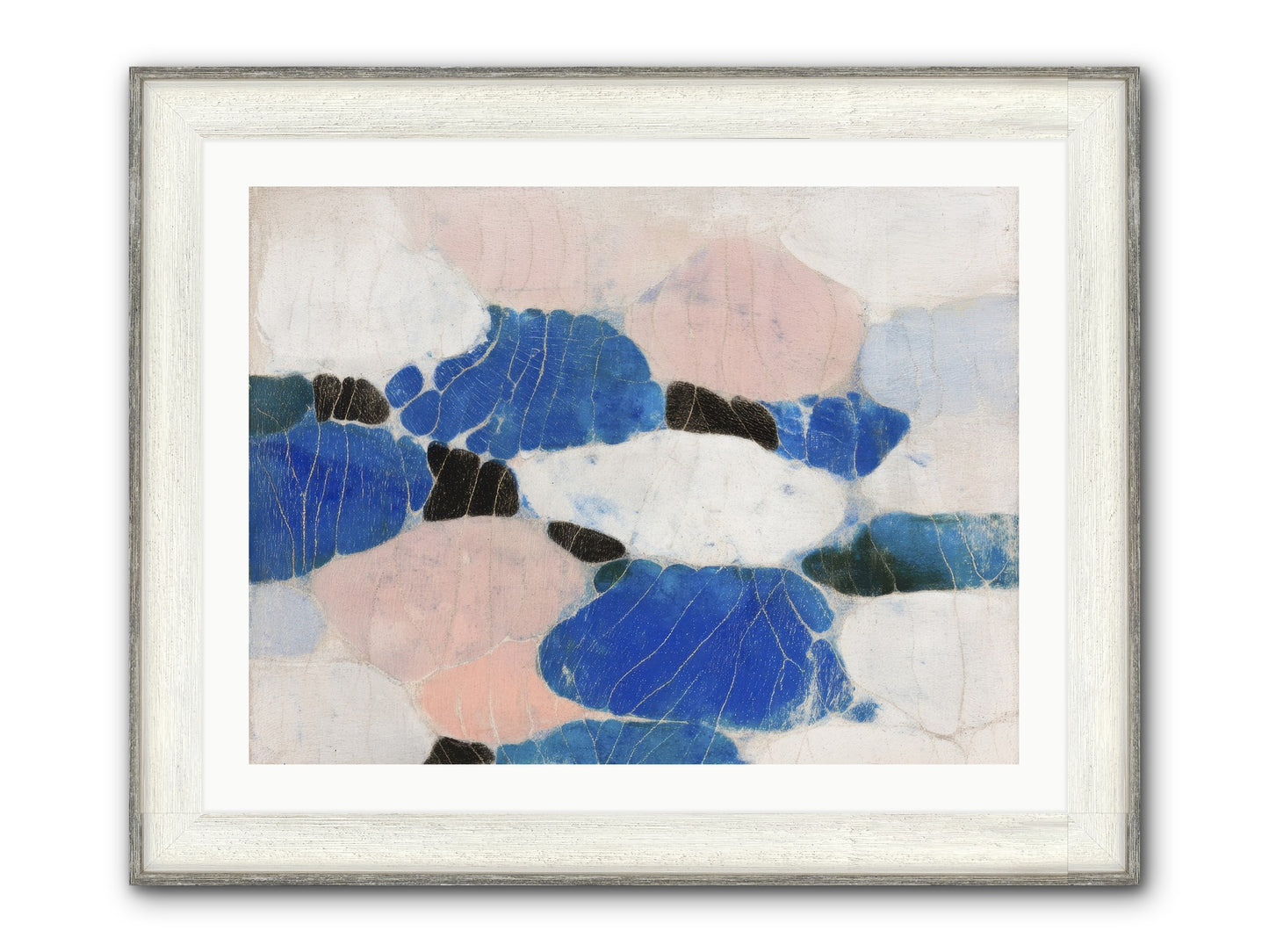 Lilt Framed Print - Driftwood White 32x24