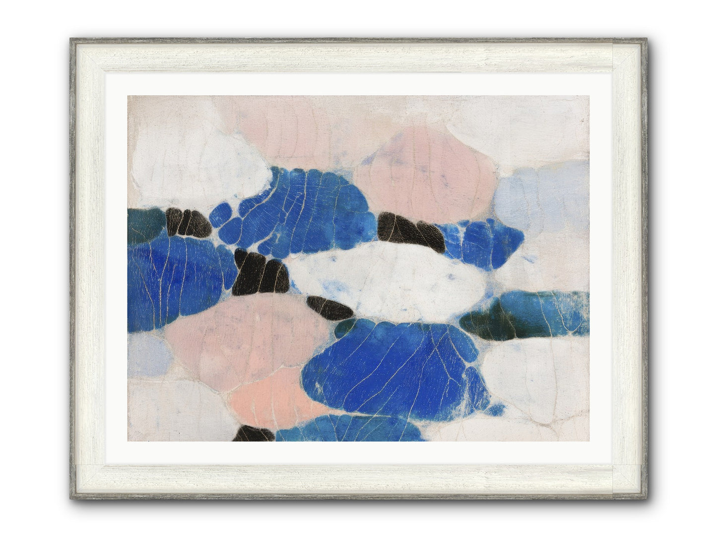 Lilt Framed Print - Driftwood White 40x30