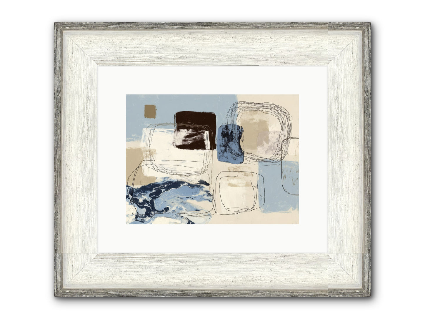 Liminal Rapture Framed Print - Driftwood White 12x9