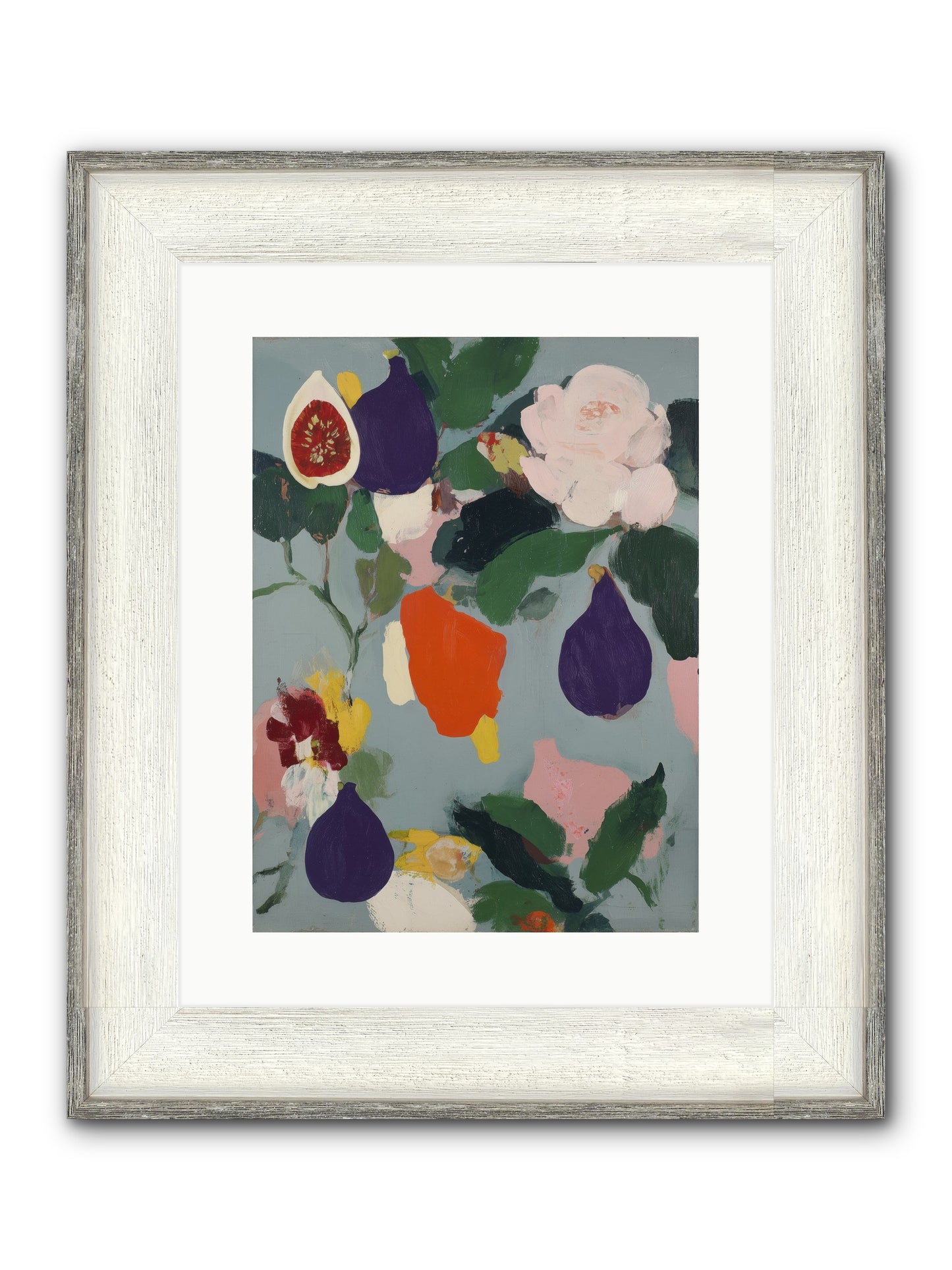 Linger In Shade Framed Print - Driftwood White 12x16