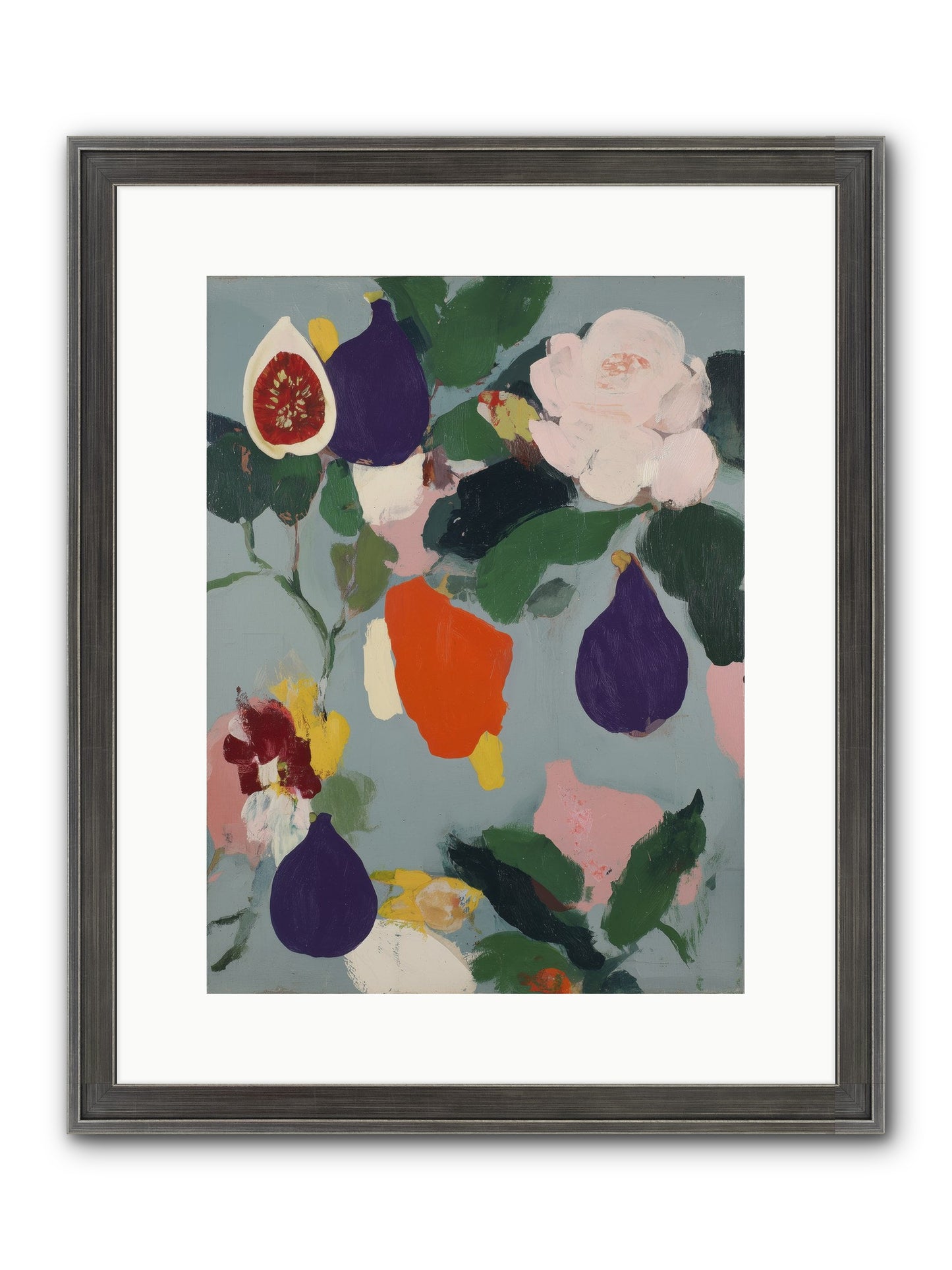 Linger In Shade Framed Print - Slimwoods Black/Silver 12x16