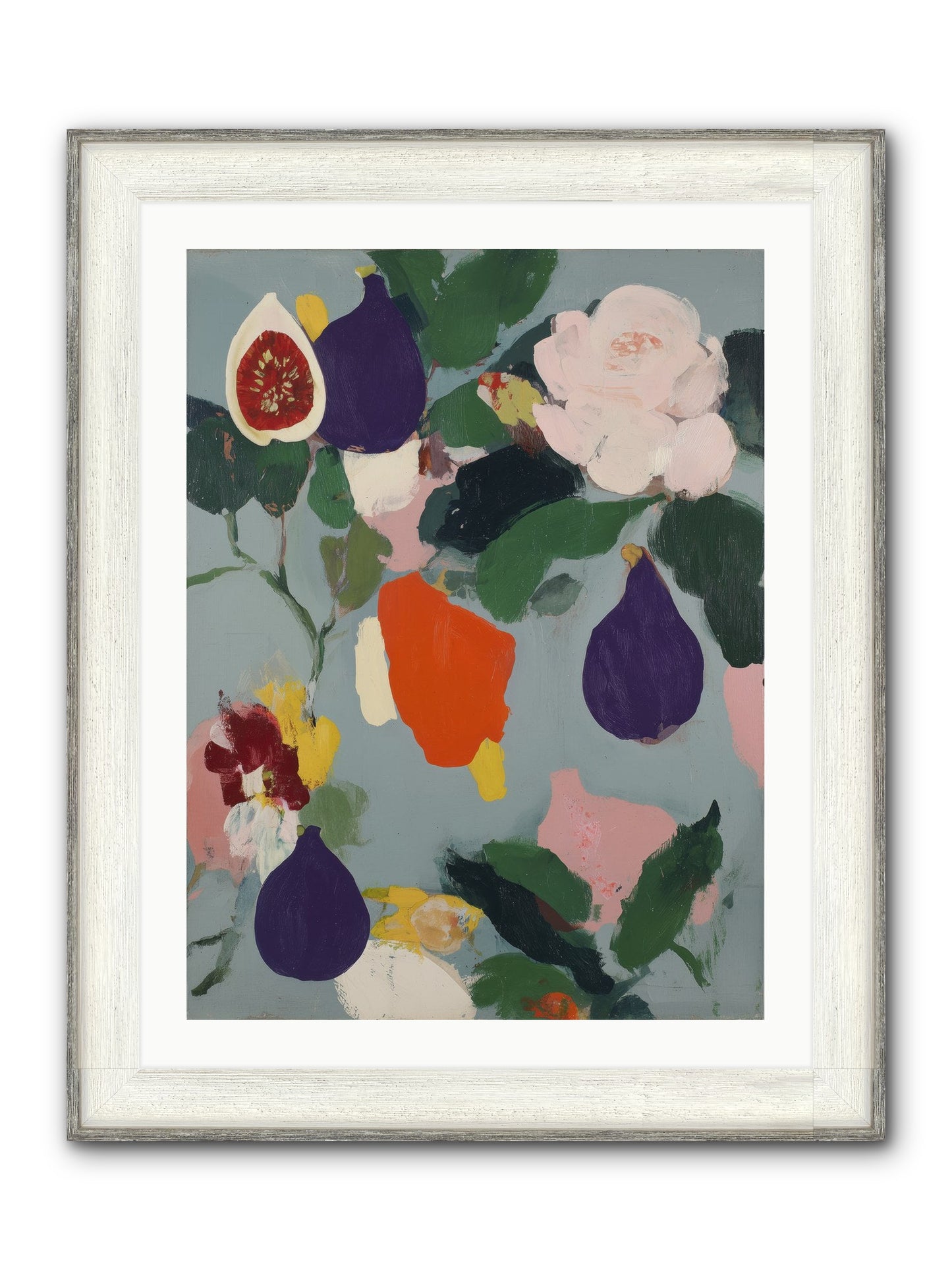 Linger In Shade Framed Print - Driftwood White 24x32
