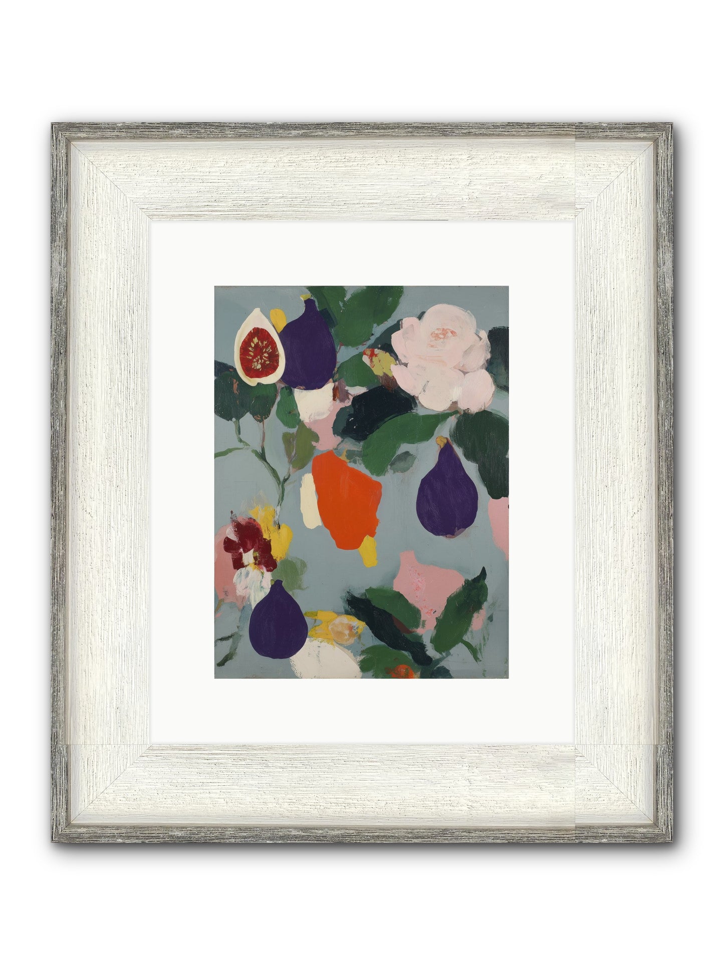 Linger In Shade Framed Print - Driftwood White 9x12