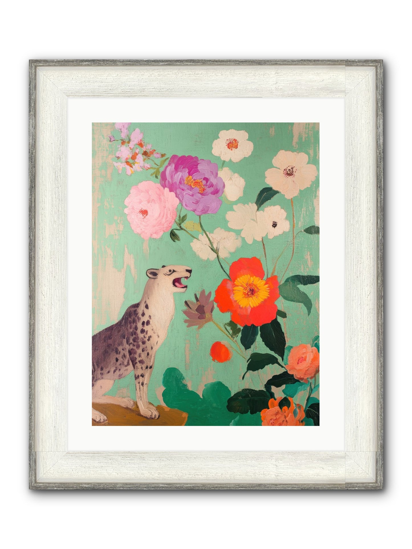 Linnaeus Along The Thames Framed Print - Driftwood White 18x24