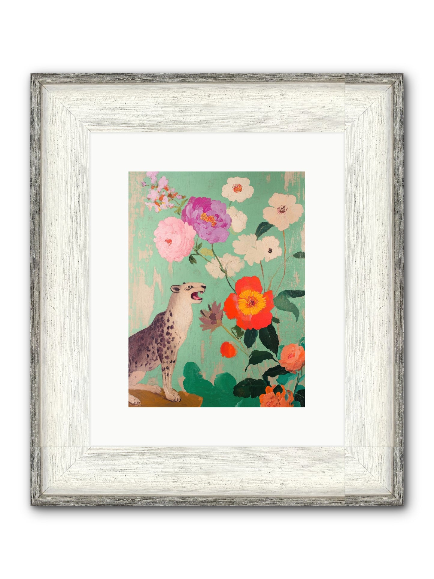 Linnaeus Along The Thames Framed Print - Driftwood White 9x12