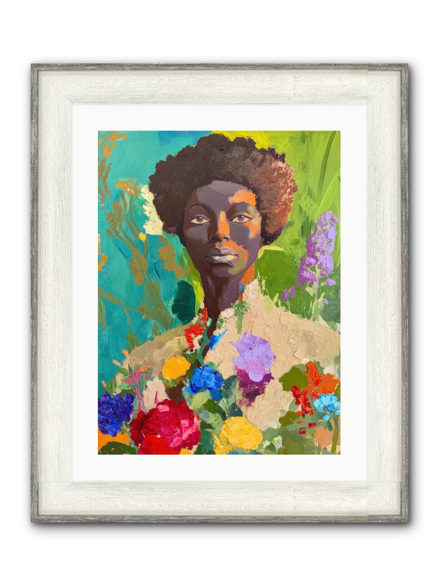 Linnea Dove Framed Print - Driftwood White 18x24