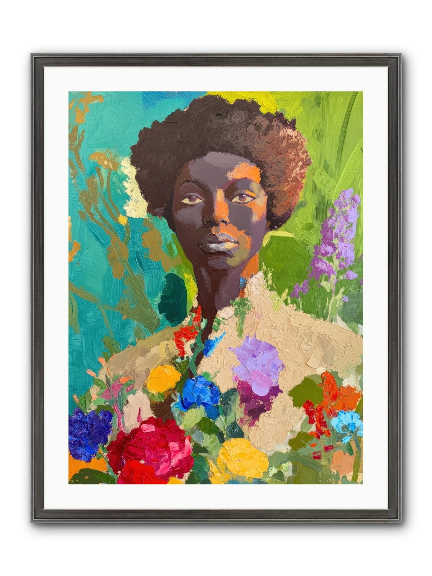 Linnea Dove Framed Print - Slimwoods Black/Silver 24x32