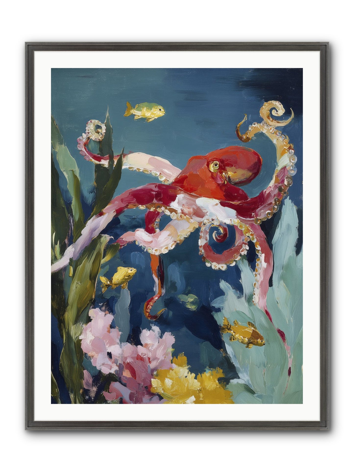Liquid Ballrooms Framed Print - Slimwoods Black/Silver 30x40