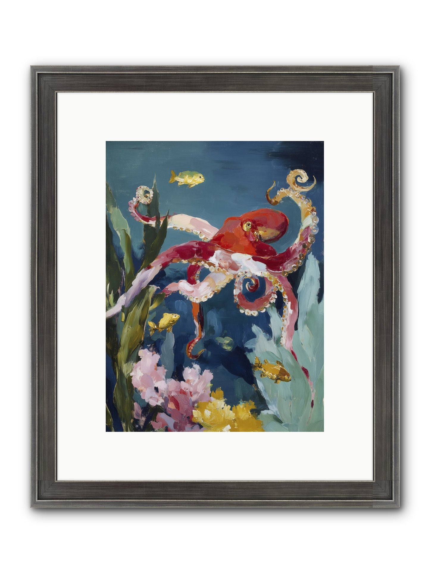 Liquid Ballrooms Framed Print - Slimwoods Black/Silver 9x12