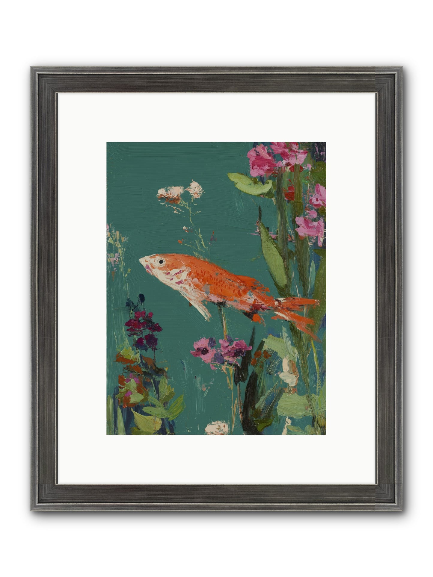 Liquid Sunshine Framed Print - Slimwoods Black/Silver 9x12