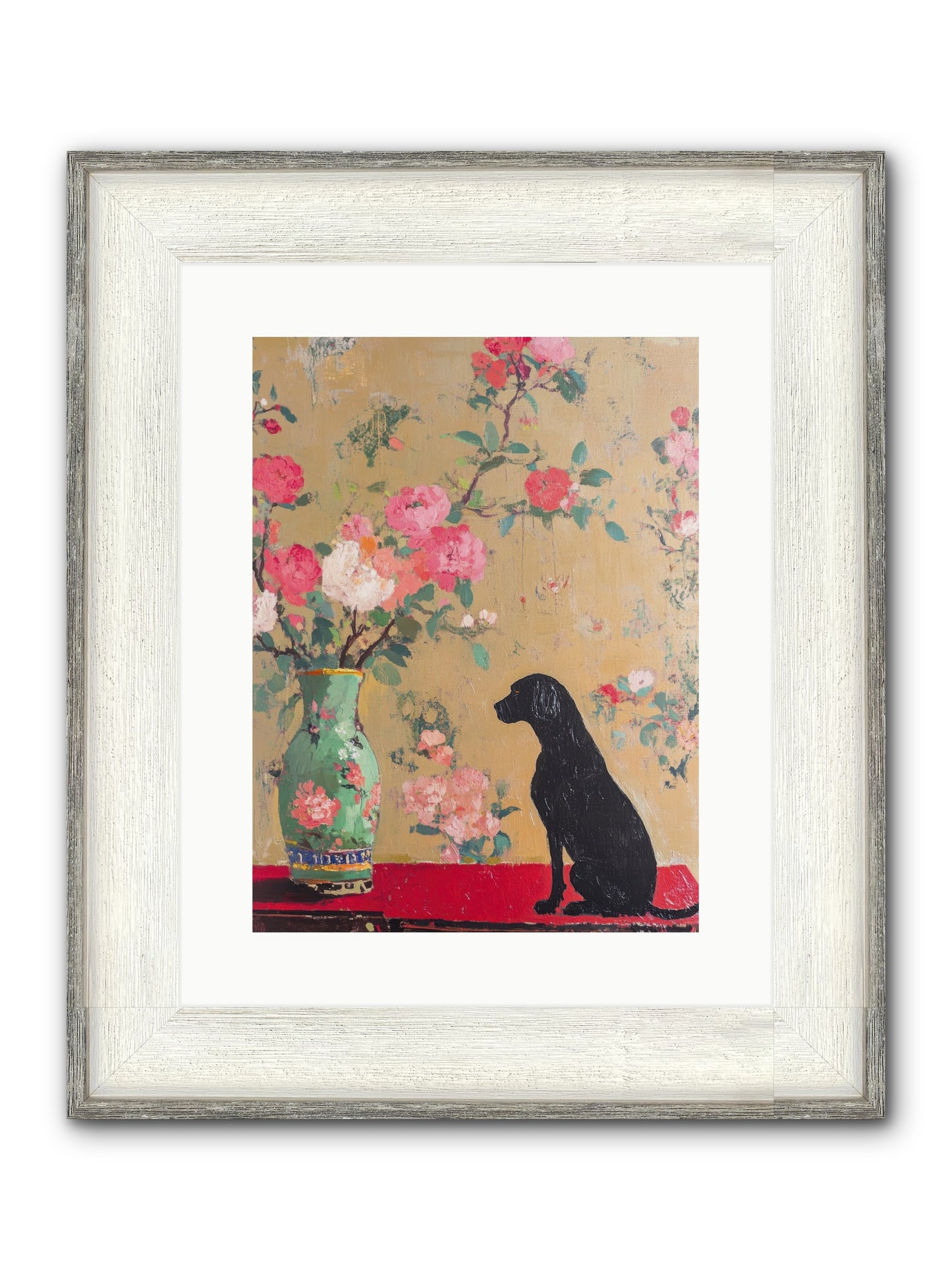 Little Bear Framed Print - Driftwood White 12x16