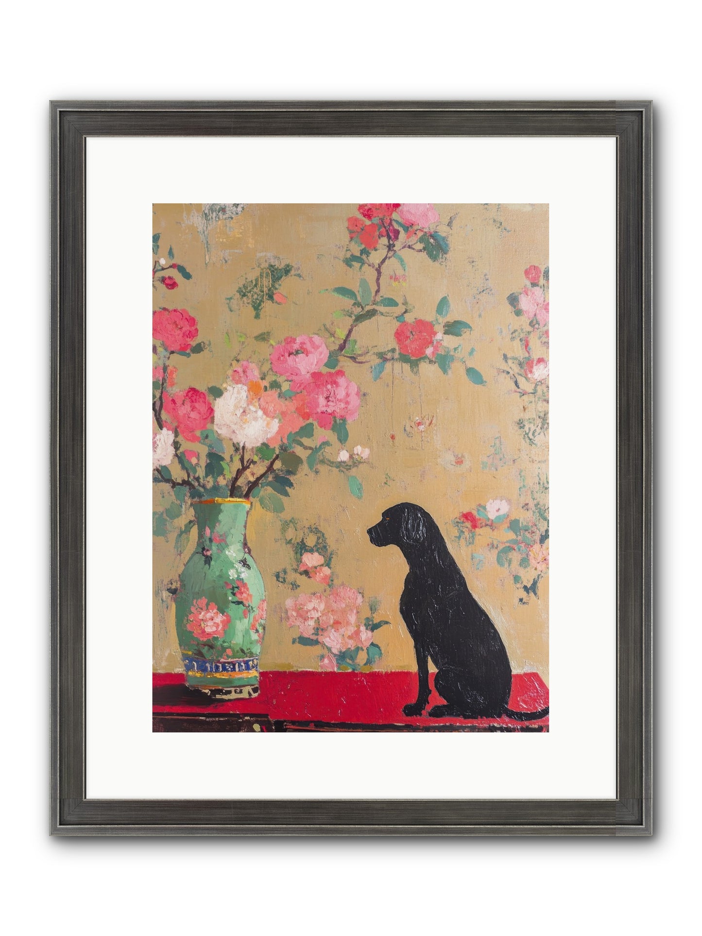 Little Bear Framed Print - Slimwoods Black/Silver 12x16