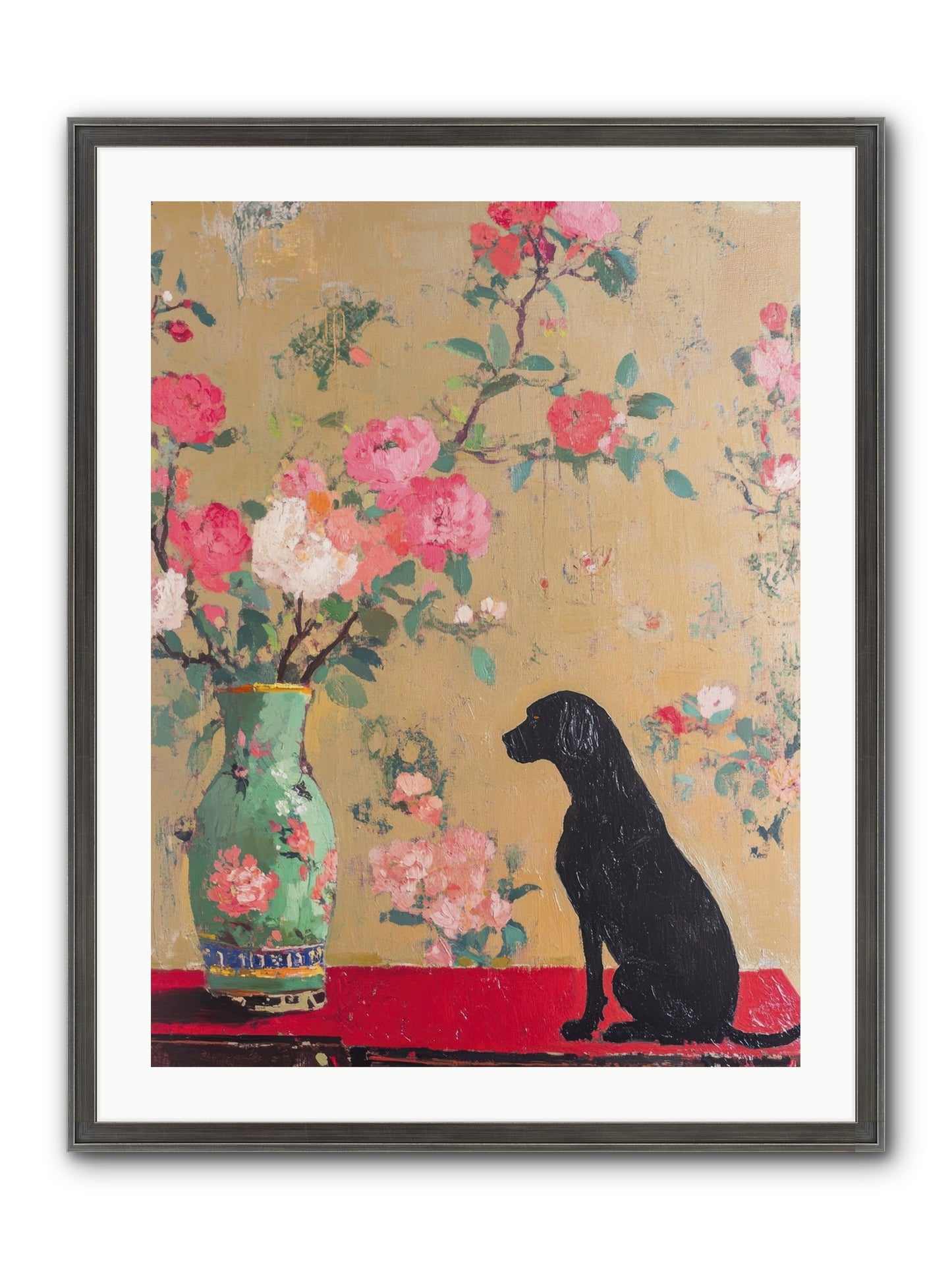 Little Bear Framed Print - Slimwoods Black/Silver 24x32