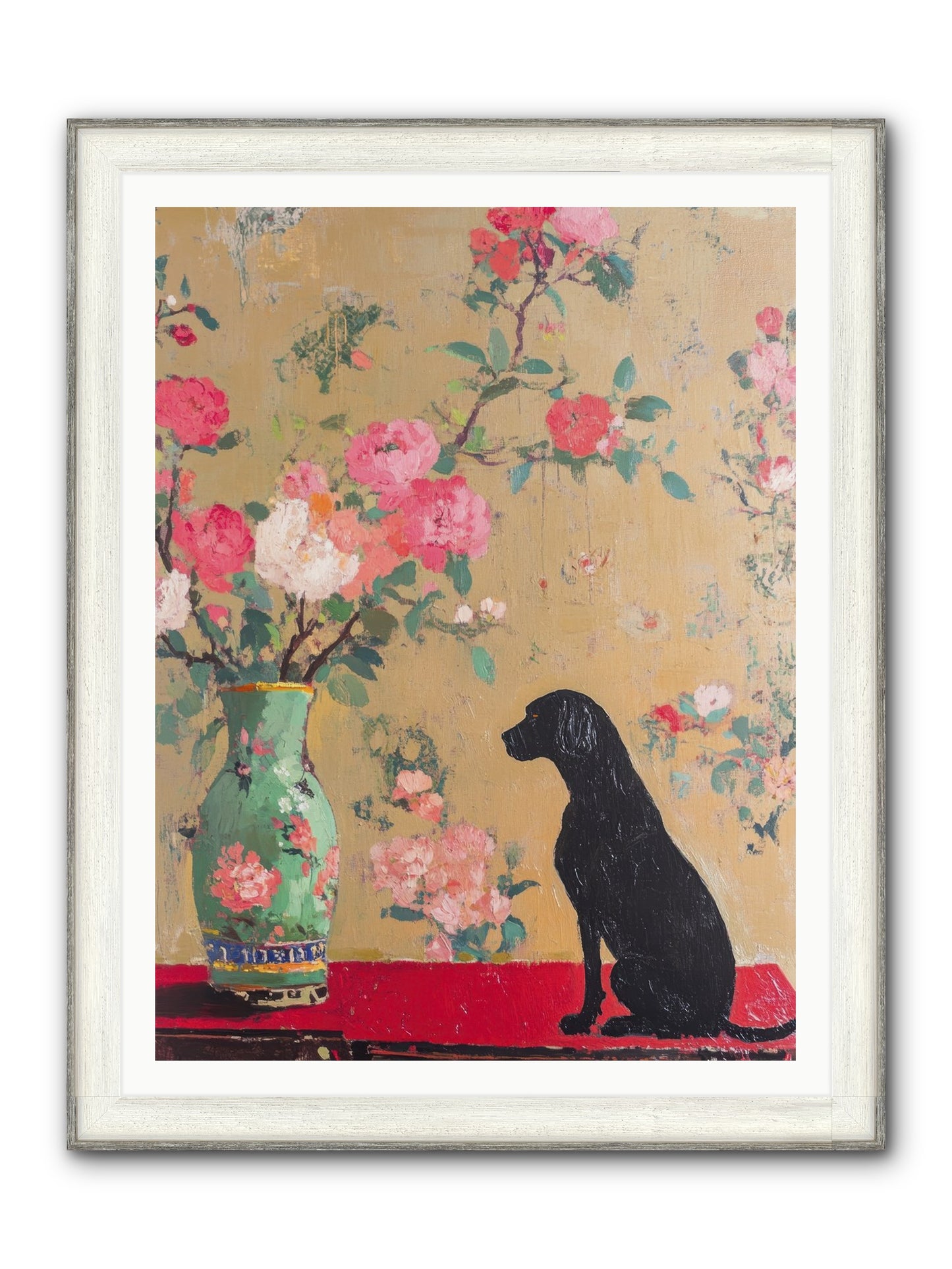 Little Bear Framed Print - Driftwood White 36x48