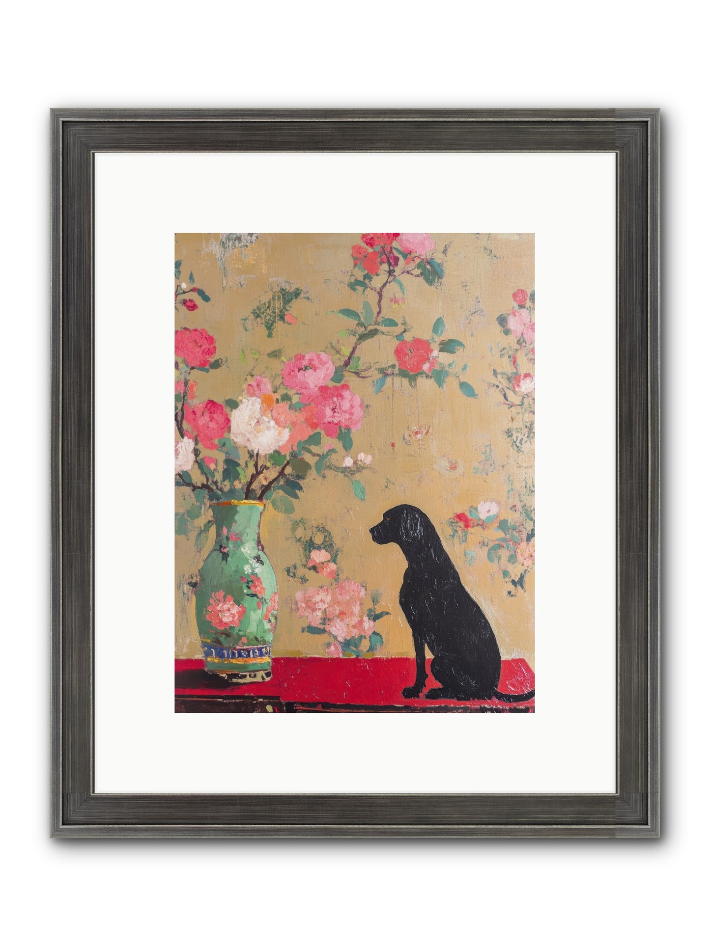 Little Bear Framed Print - Slimwoods Black/Silver 9x12